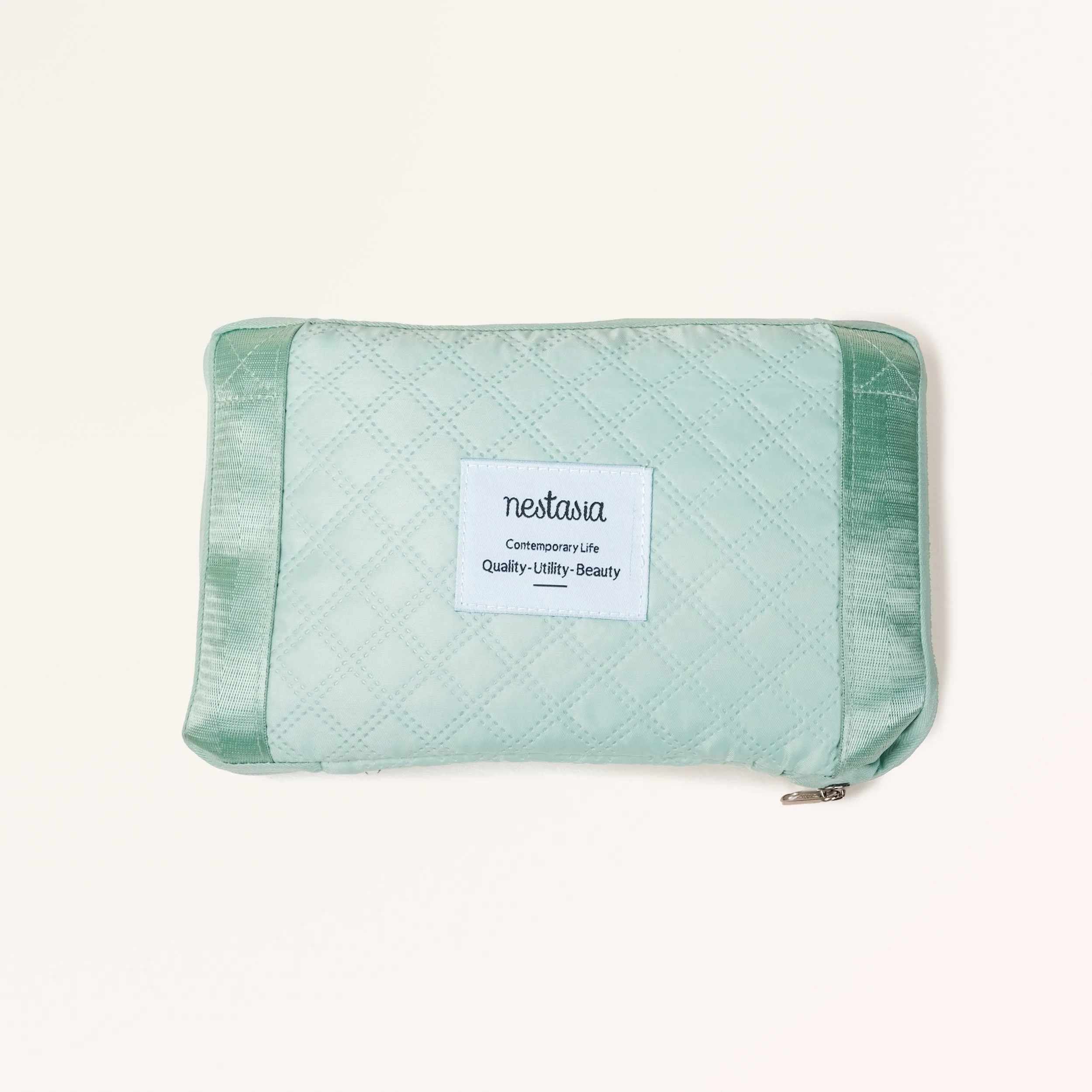 Montara Expandable Foldable Luxe Travel Bag Mint - Image 11