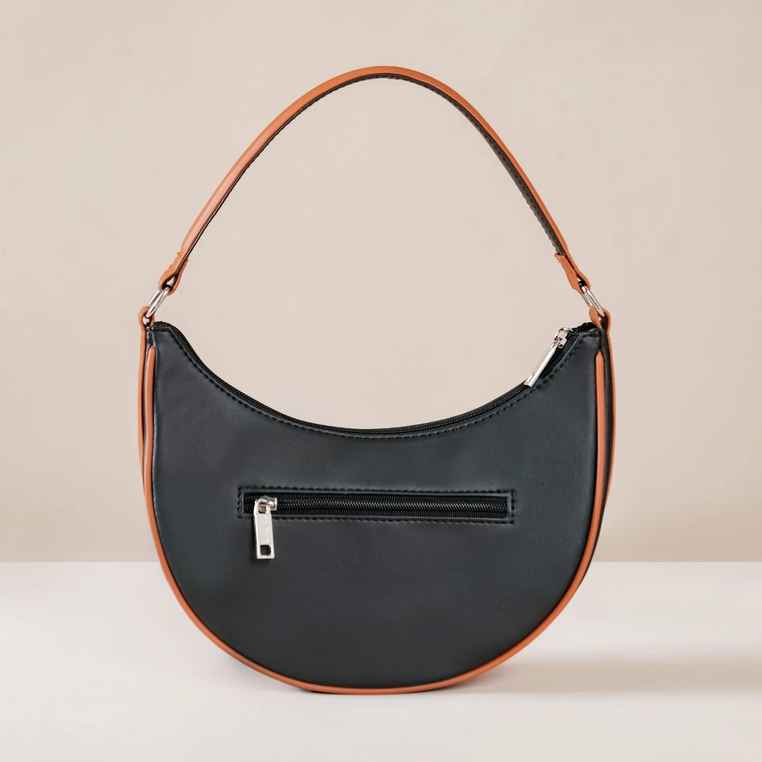 Moon Shoulder Bag For Women Black - Image 10