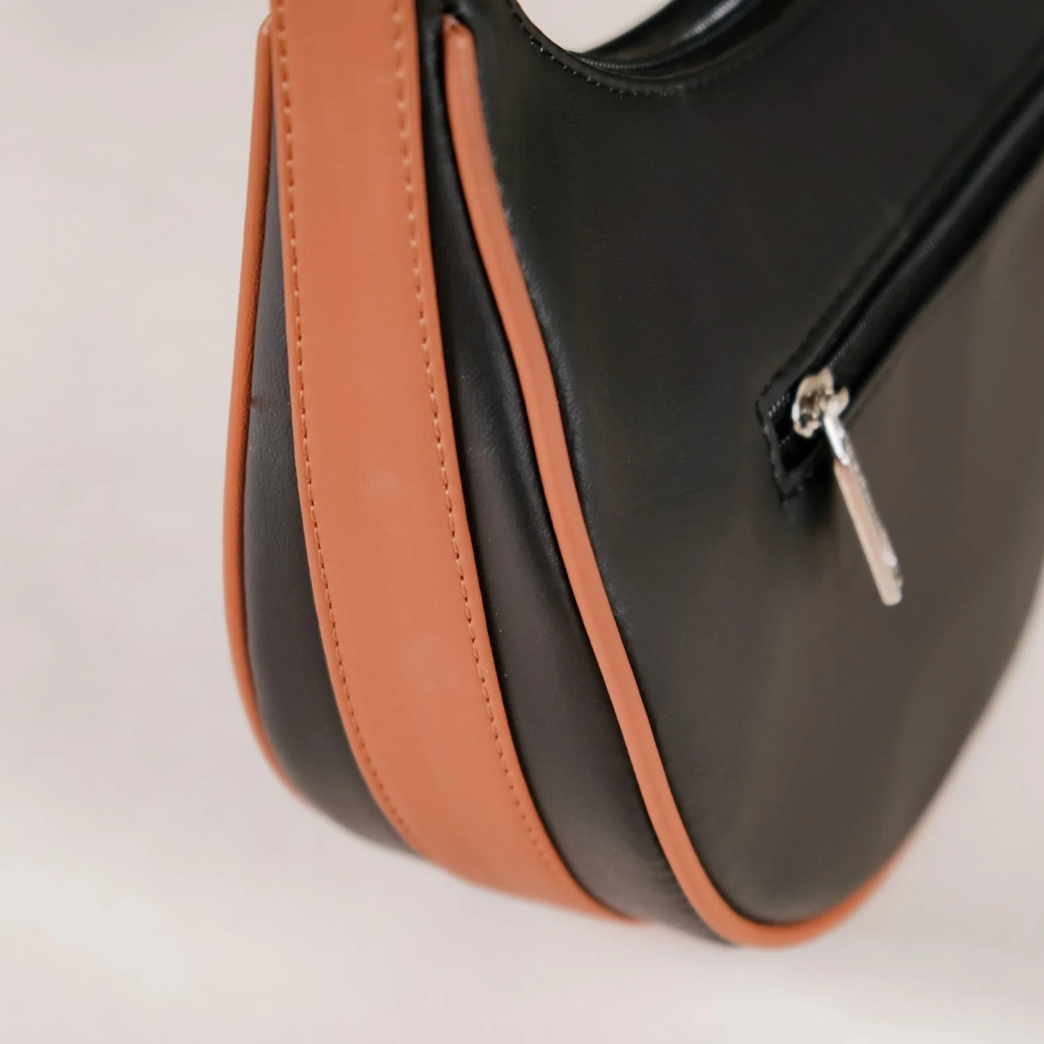 Moon Shoulder Bag For Women Black - Image 13