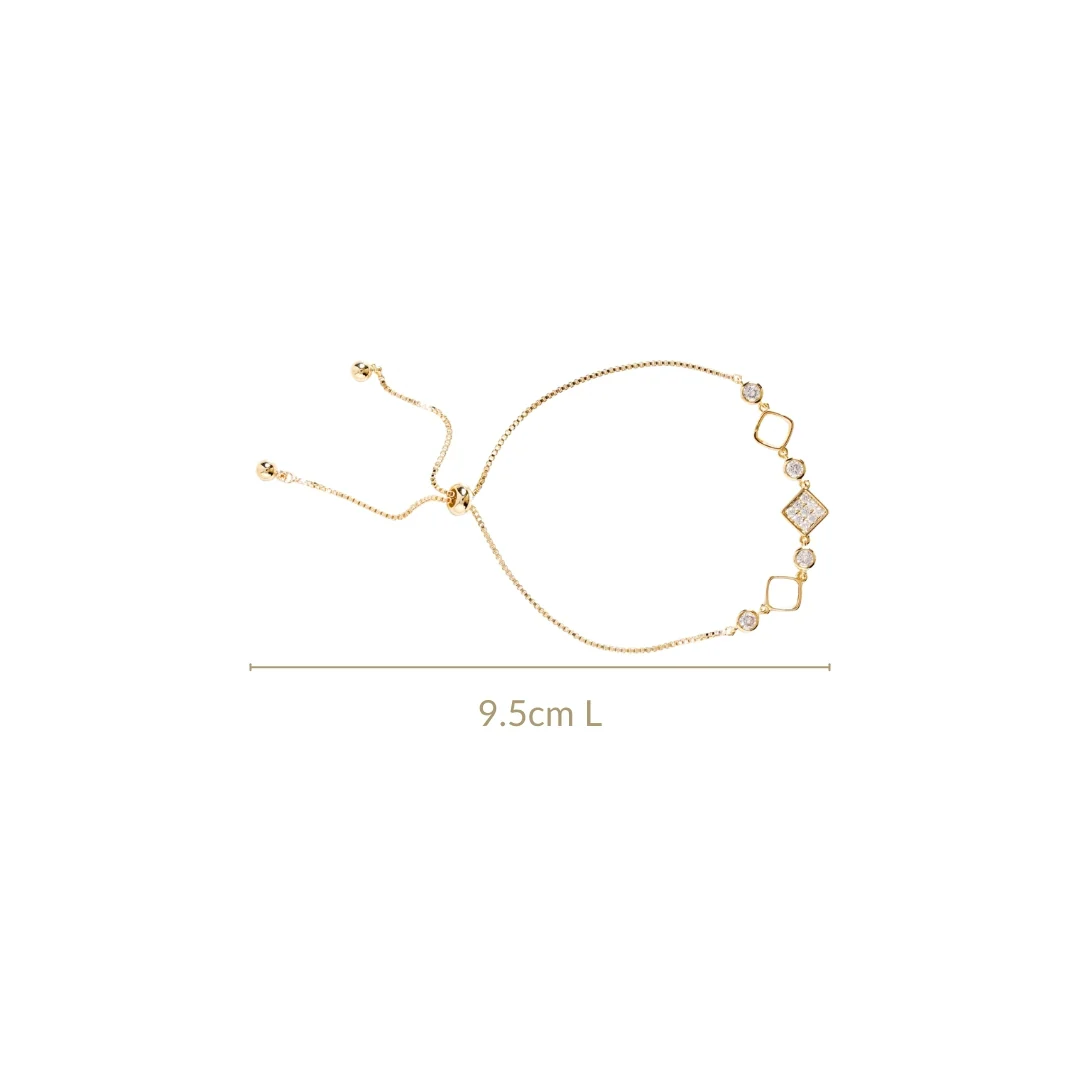 Moonstone Gold Chain Bracelet - Image 3