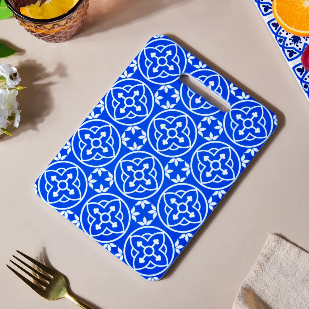 Moroccan Art Rectangle Trivet Blue 7 Inch - Image 4