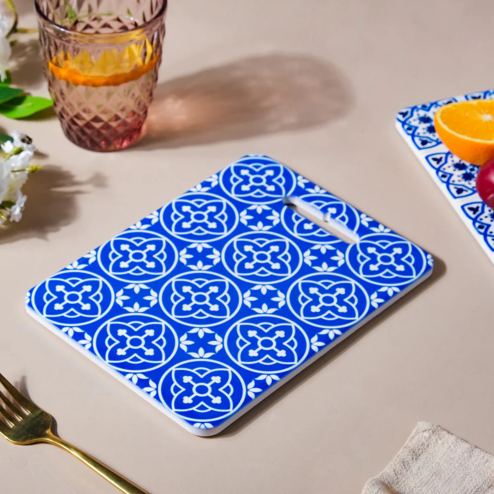 Moroccan Art Rectangle Trivet Blue 7 Inch - Image 5