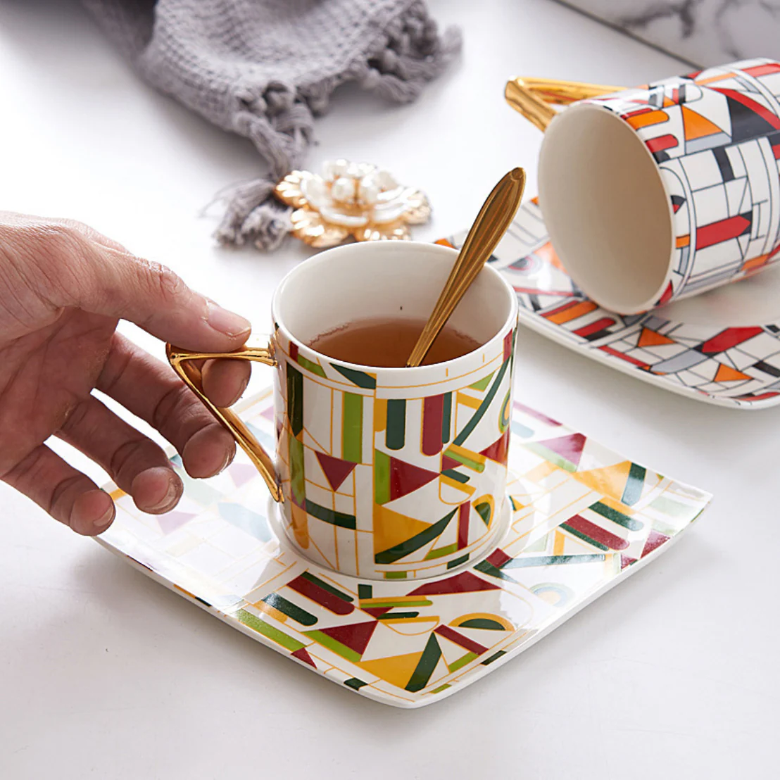 Mosaic Cup Set - Image 6