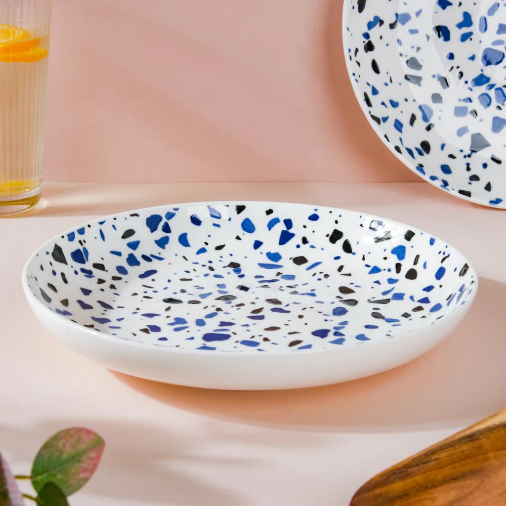 Mosaic Plate Blue Set of 2 8.5 Inch - Image 5