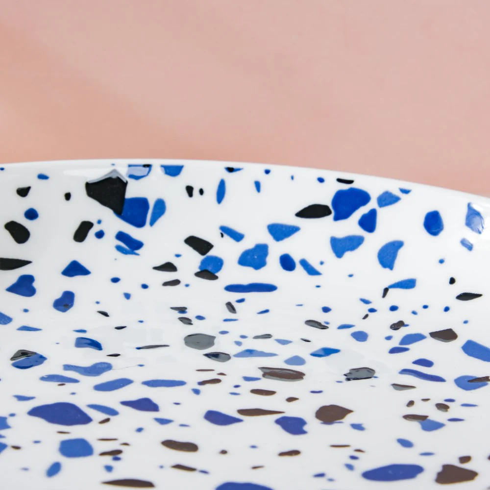 Mosaic Plate Blue Set of 2 8.5 Inch - Image 7