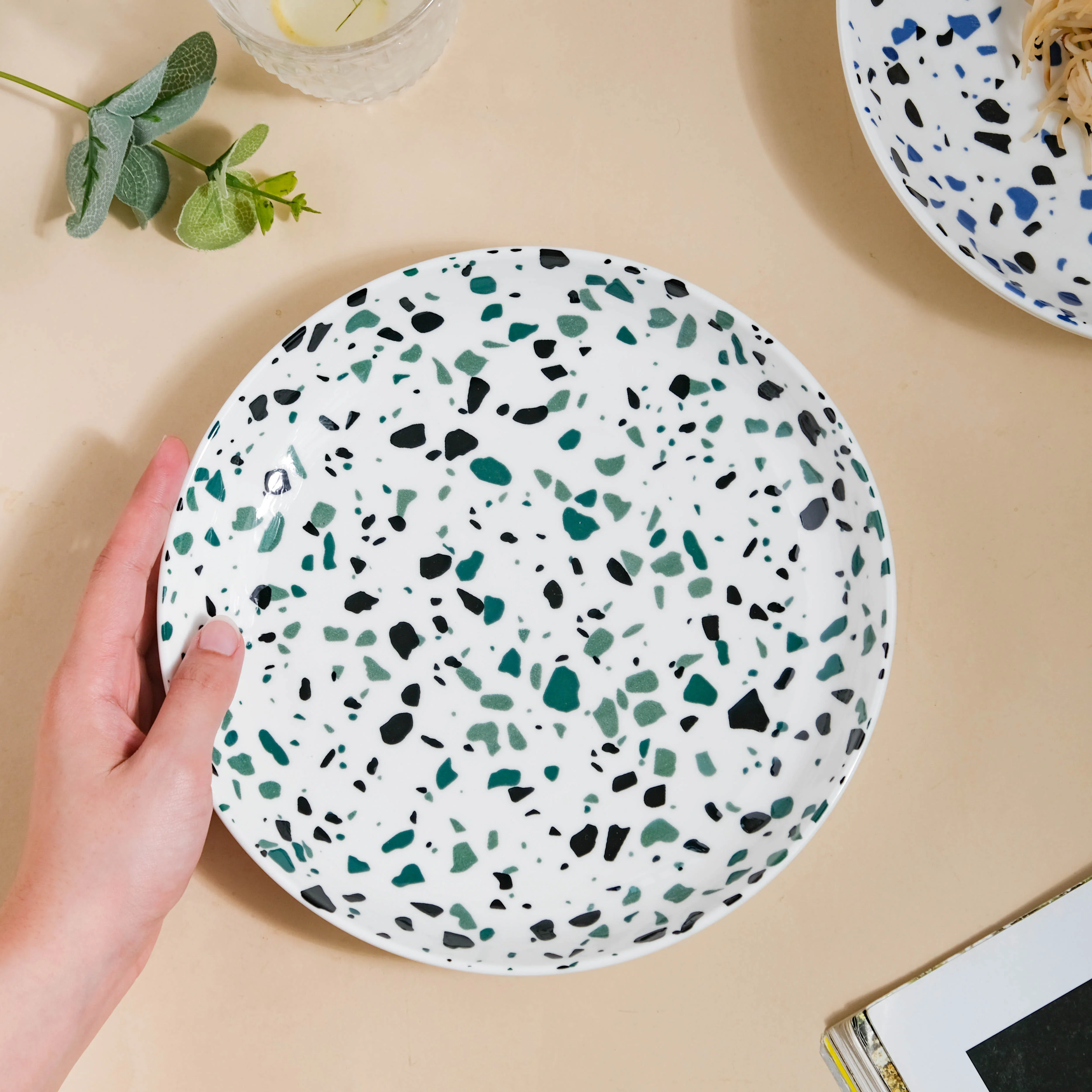 Mosaic Plate Dark Green - Image 3