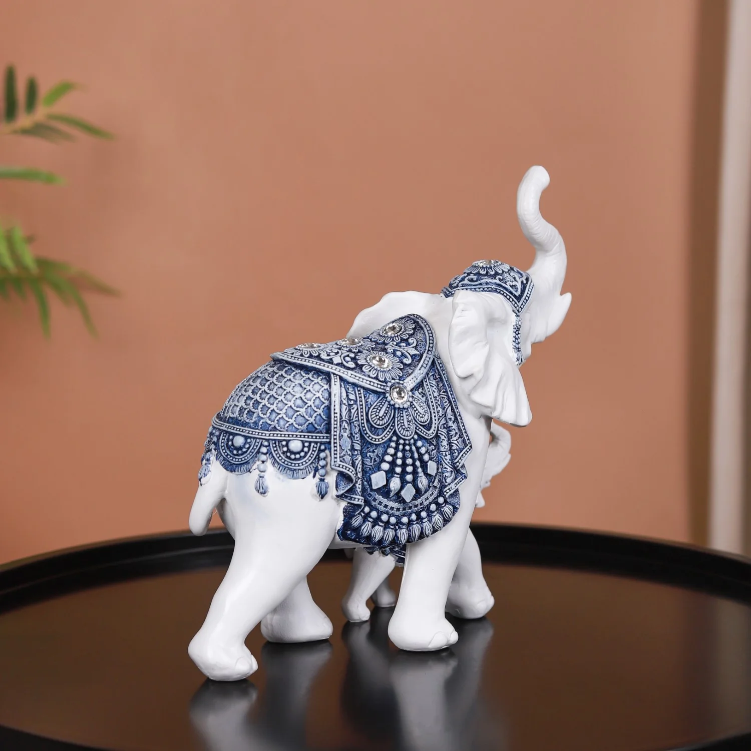 Mother Baby White Elephant Decor Showpiece - Image 4