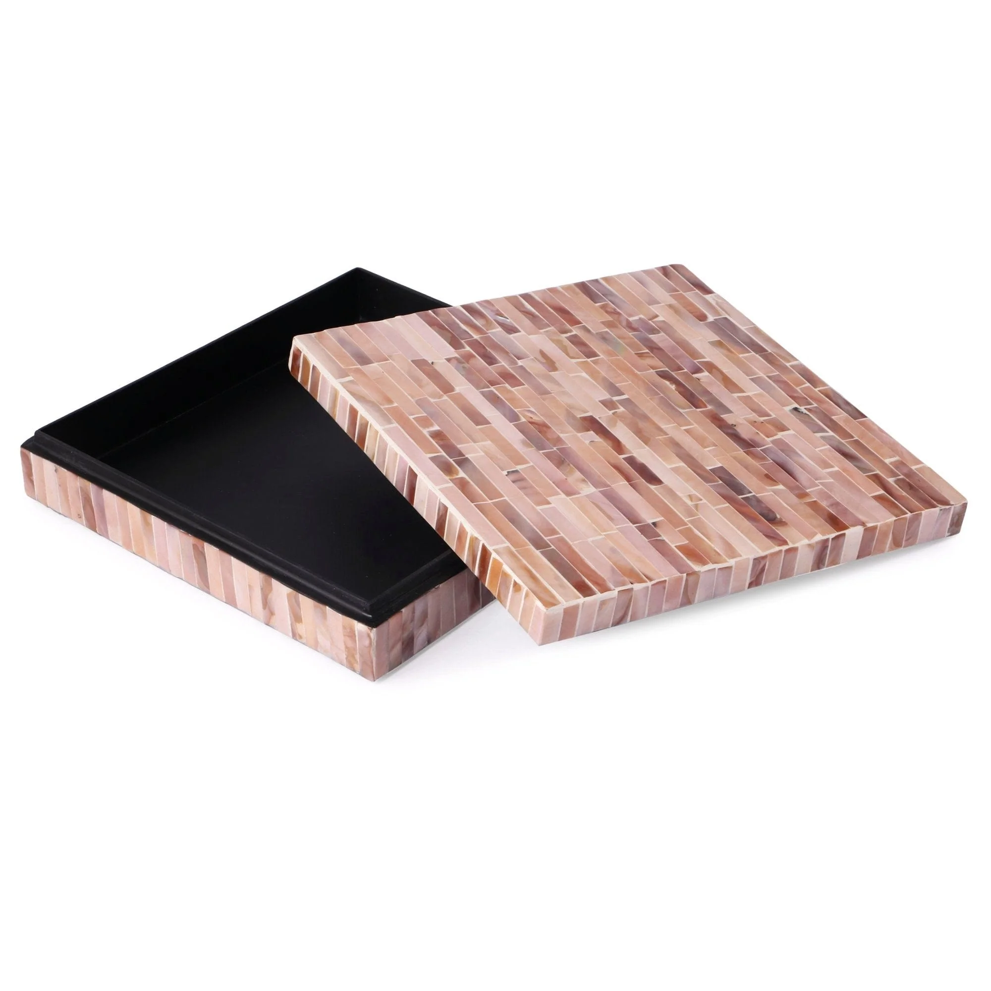 OCEAN Mother Of Pearl Square Box-Rose Gold - Image 4