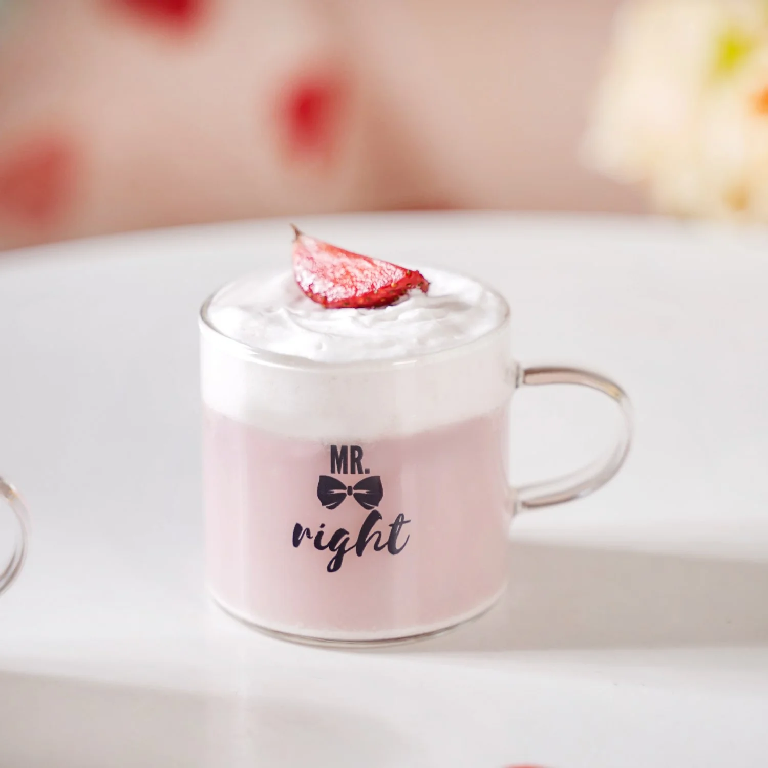 Mr Right Mrs Always Right Glass Small Tea Cup Set Of 2 140ml - Image 8