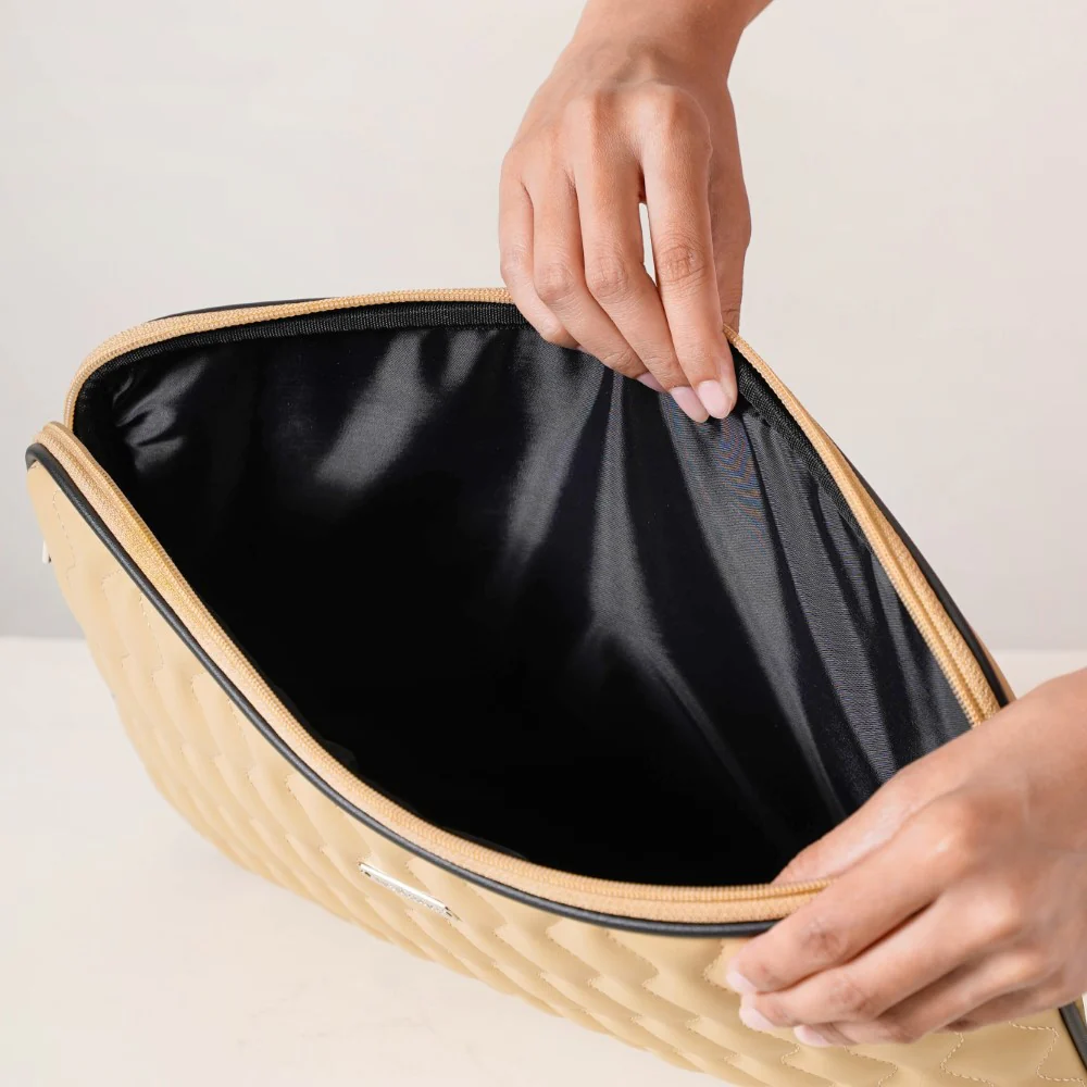 Multi Functional Water Resistant Laptop Sleeve Beige - Image 3