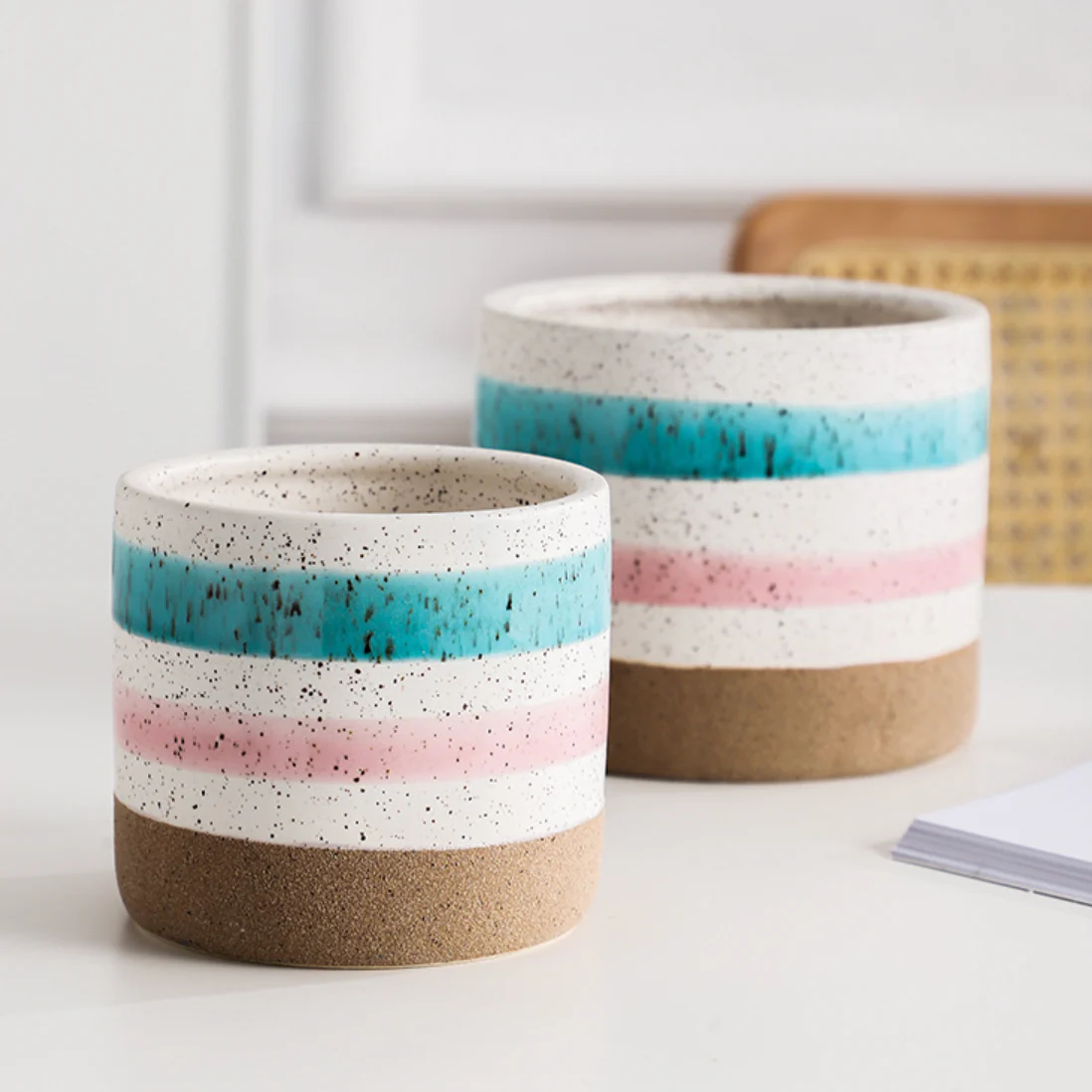 Multicolour Plant Pot Set Of 3 - Image 9
