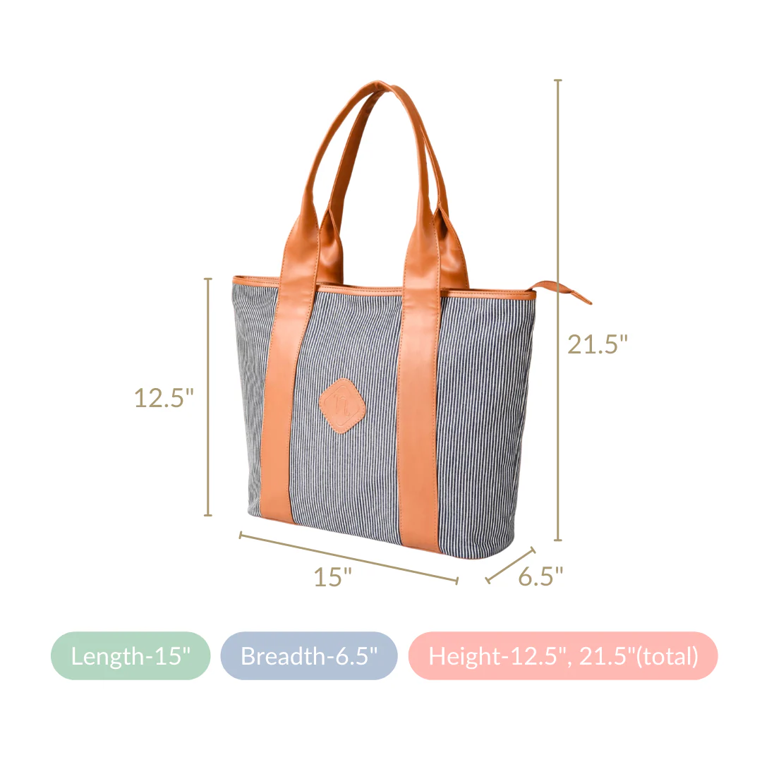 Multipurpose Denim Tote Bag - Image 5