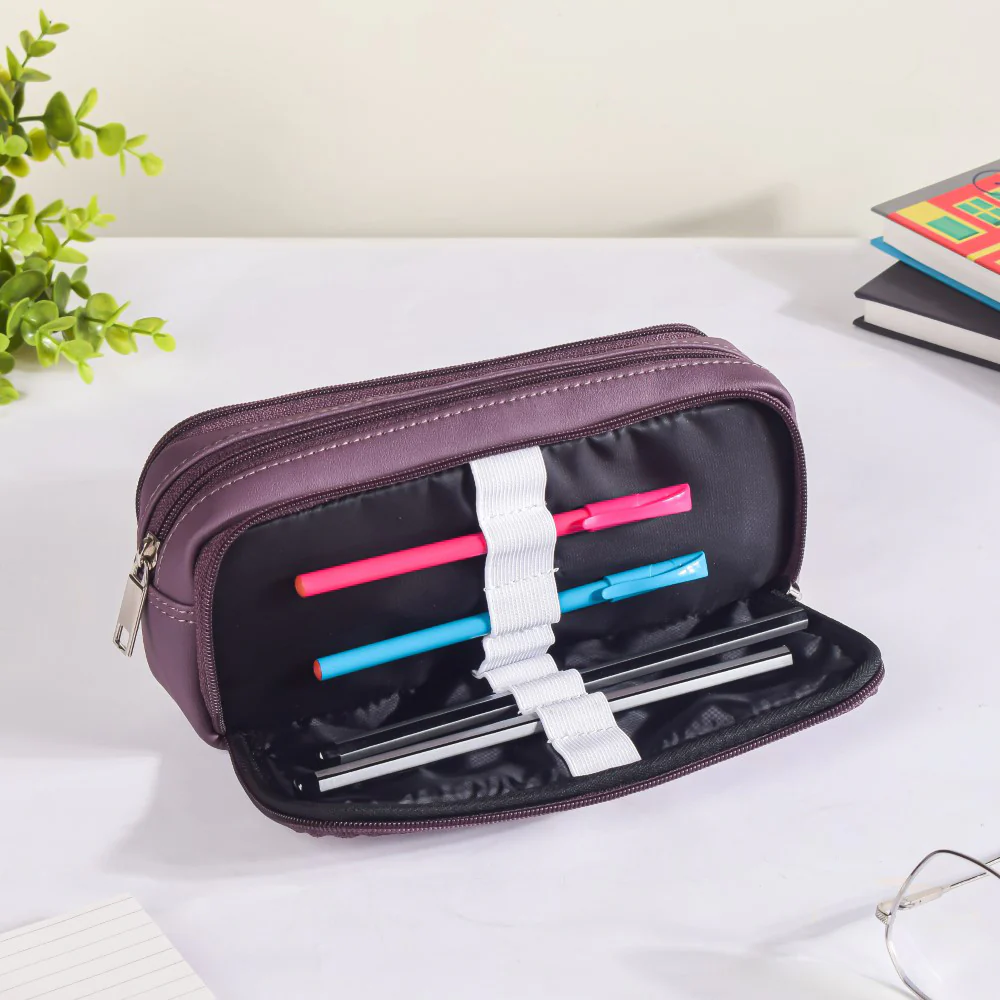 Multipurpose Pen Case Purple - Image 2