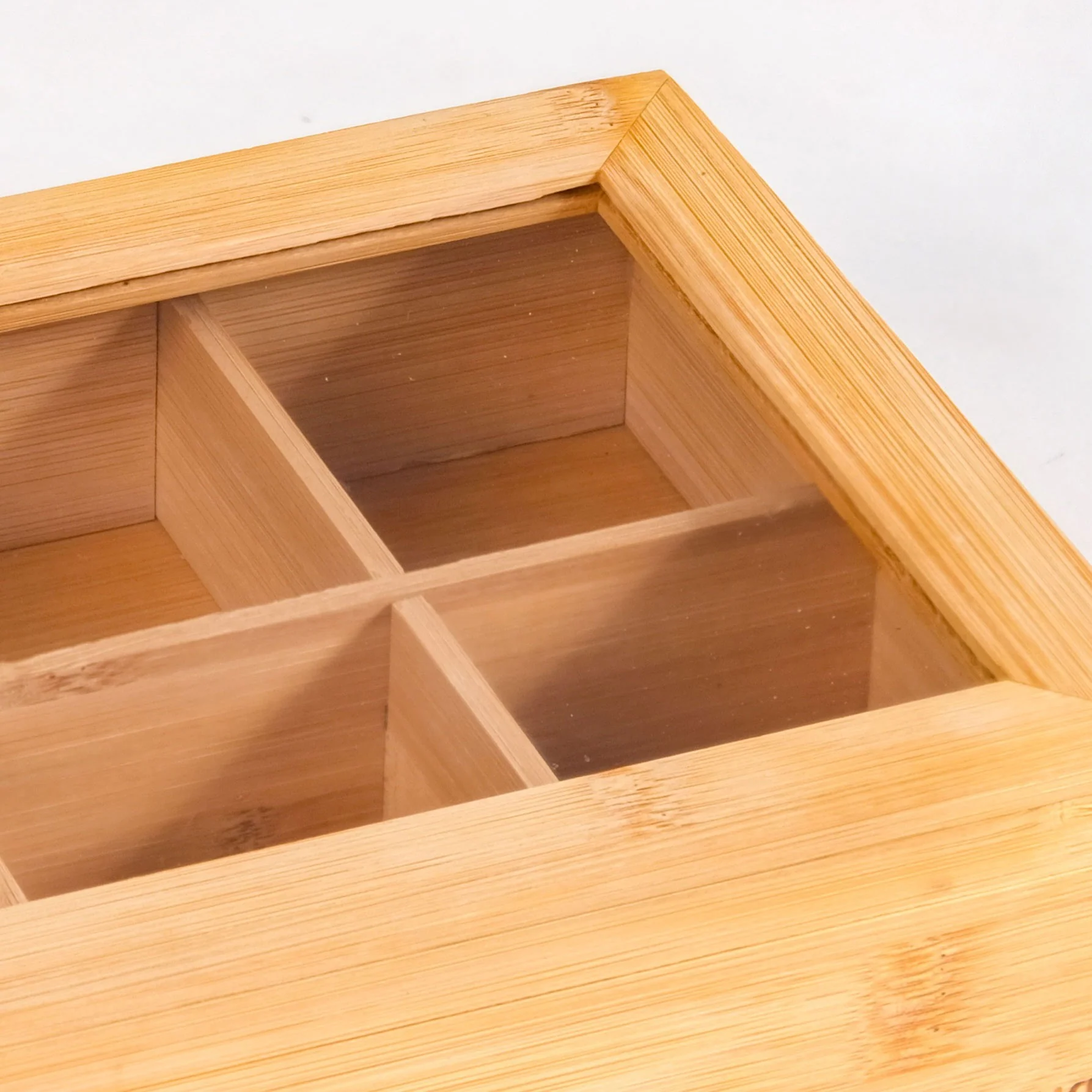 Multipurpose Wooden Storage Box With Compartments 21x16cm - Image 8