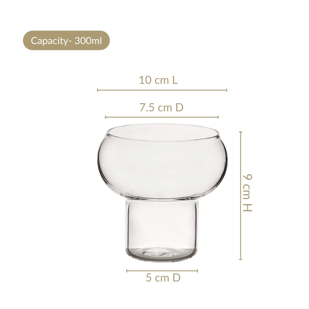 Orbit Stem Cocktail Glass Set Of 2 300ml - Image 3