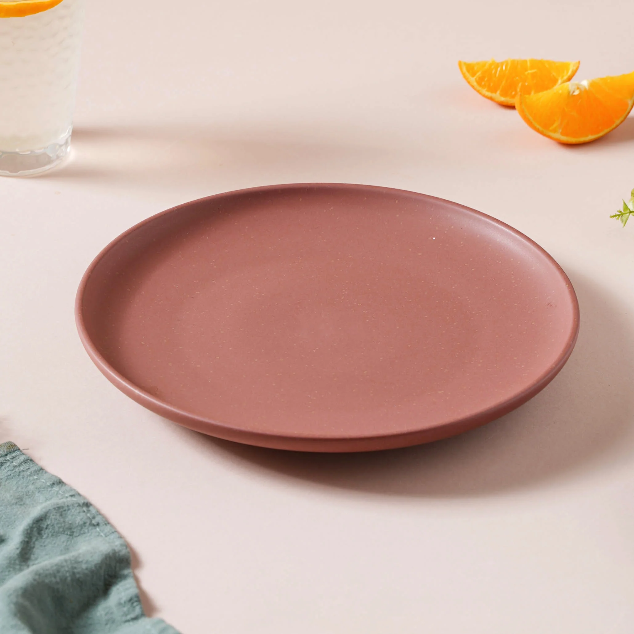 Mystic Maroon Snack Plate 8 Inch - Image 6
