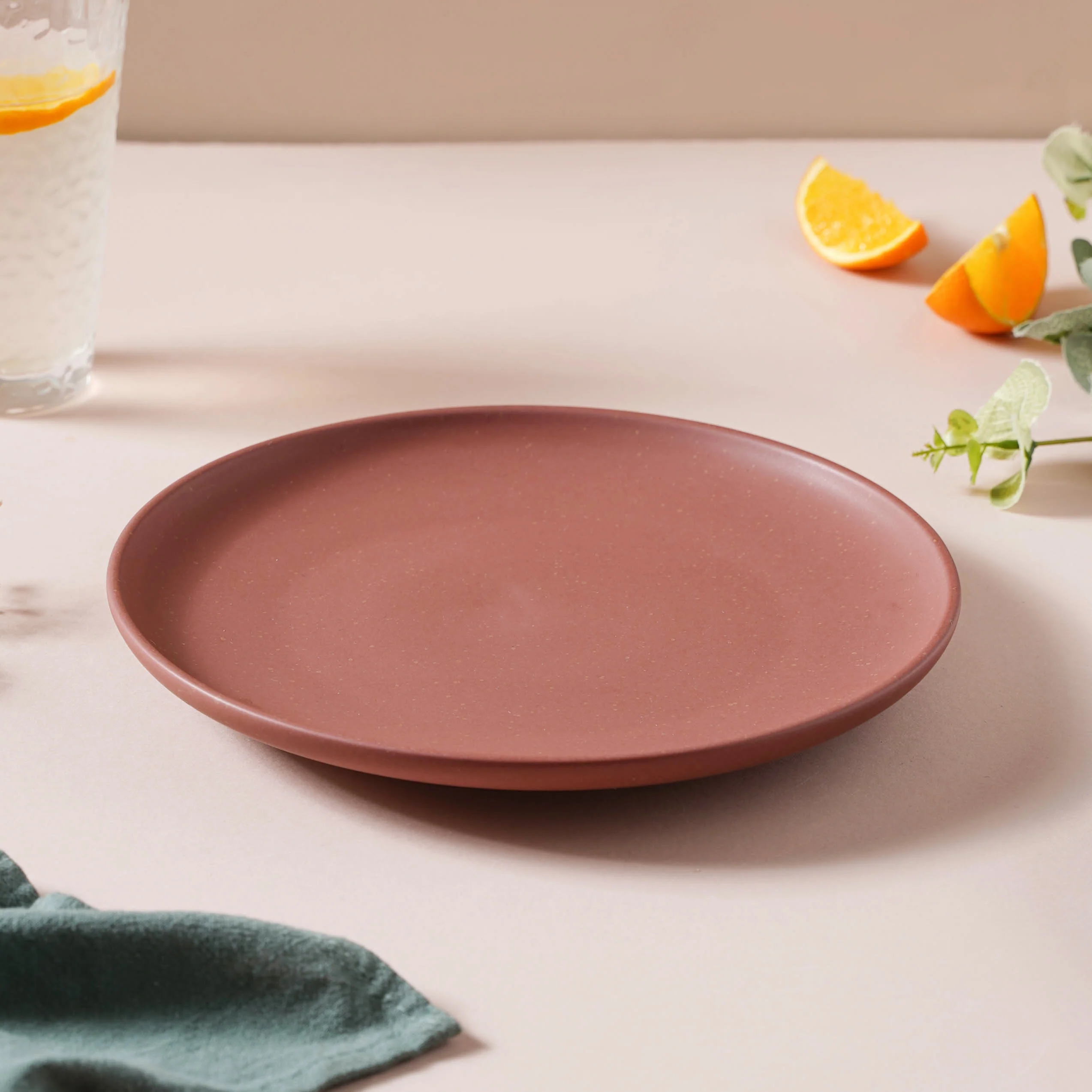Mystic Maroon Snack Plate 8 Inch - Image 7