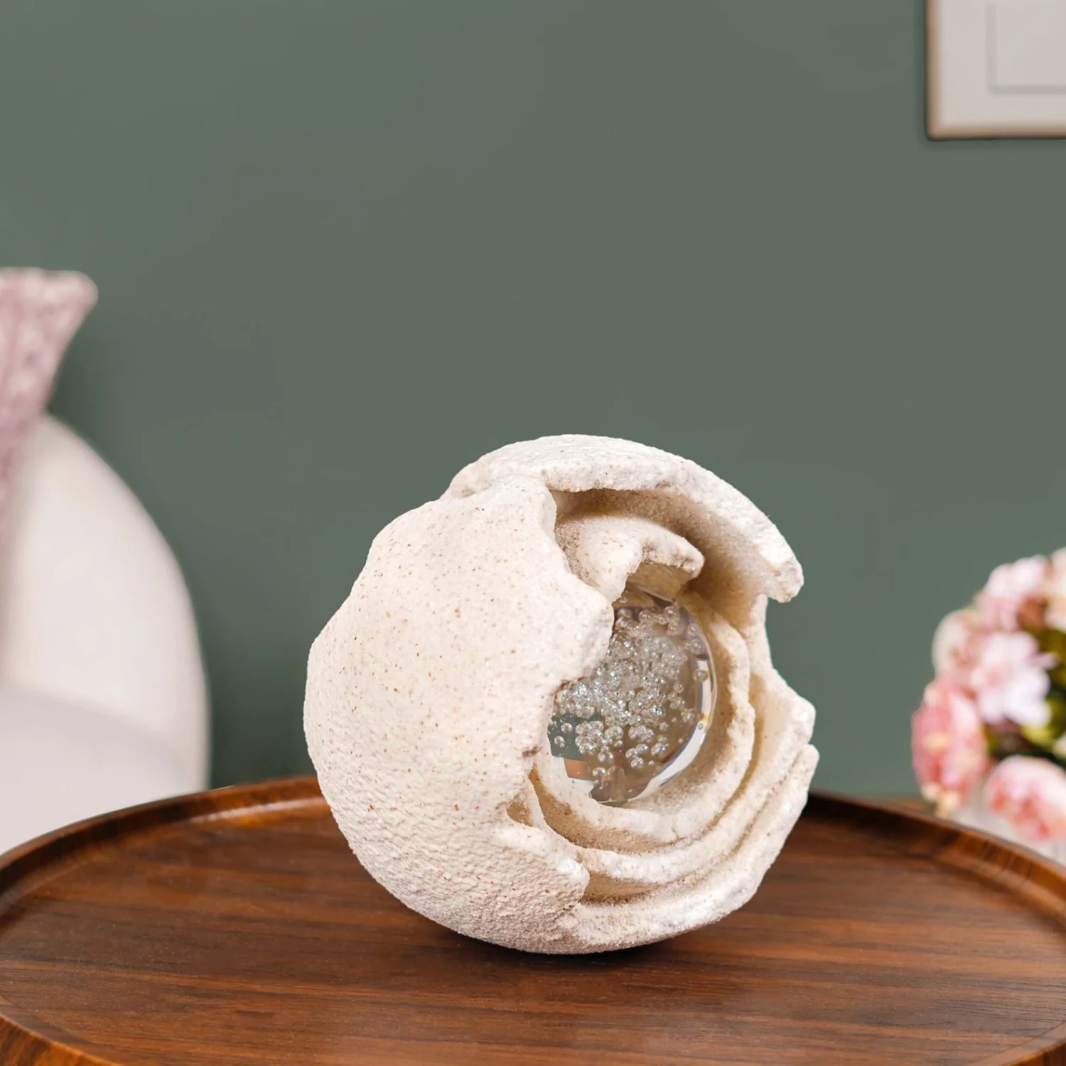 Crystal Ball Textured Sculpture - Image 8