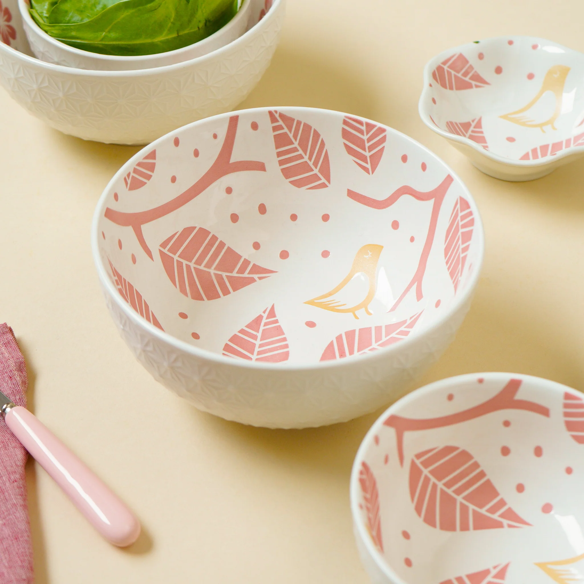 Natura Bowls Pink - Image 10