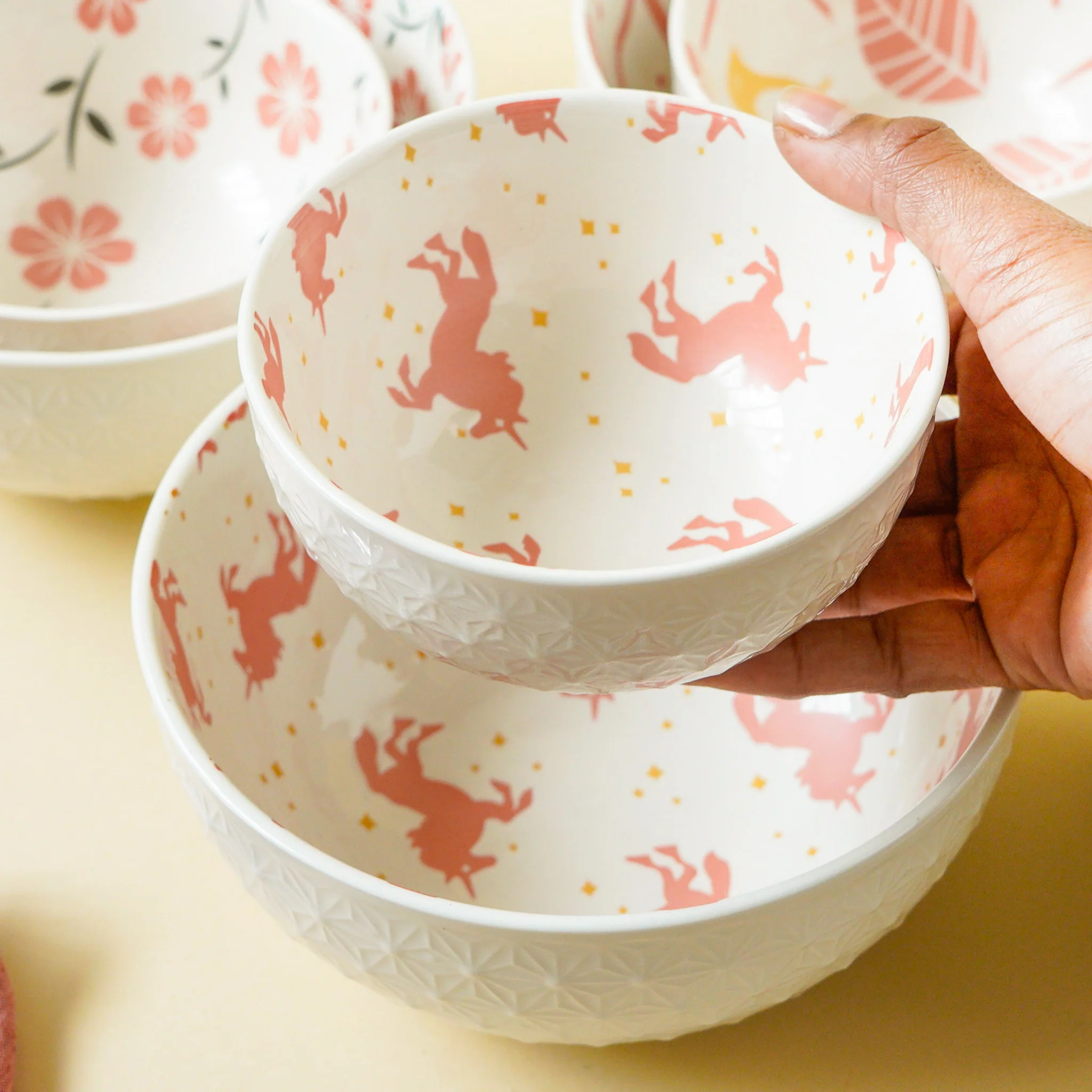 Natura Bowls Pink - Image 14
