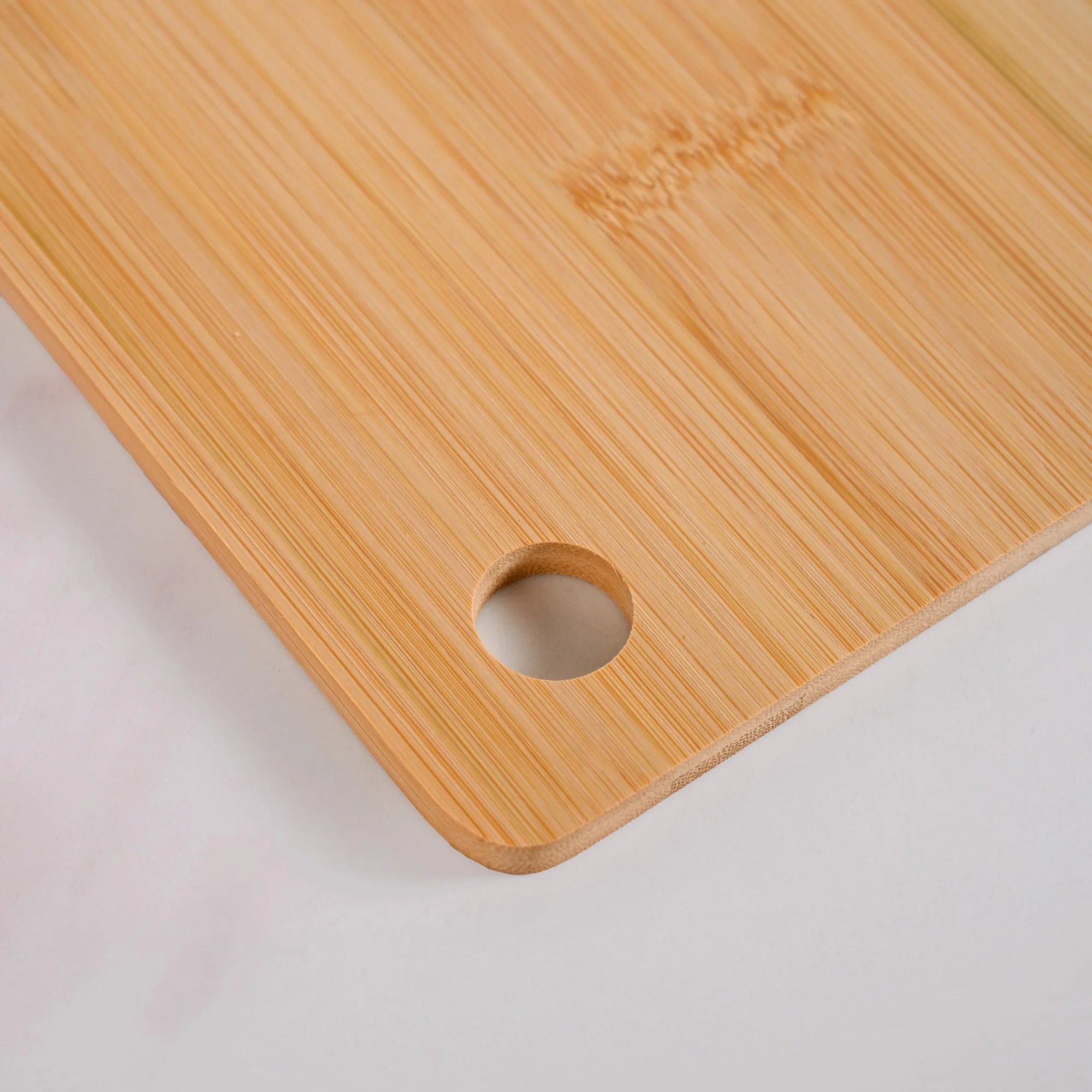 Natural Bamboo Serving Platter Chopping Board Set Of 3 - Image 6