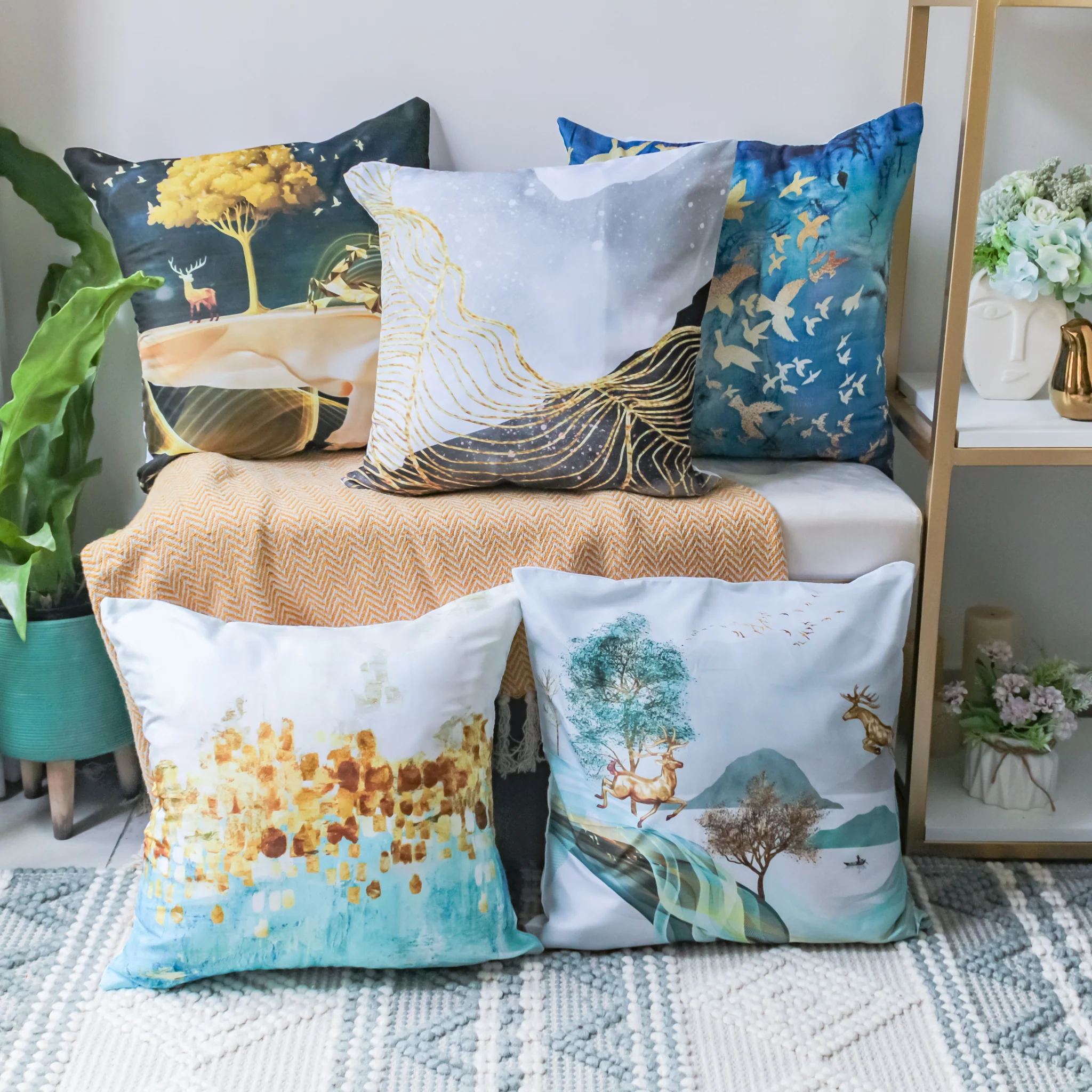 Natural Linen Cushion Cover - Image 9