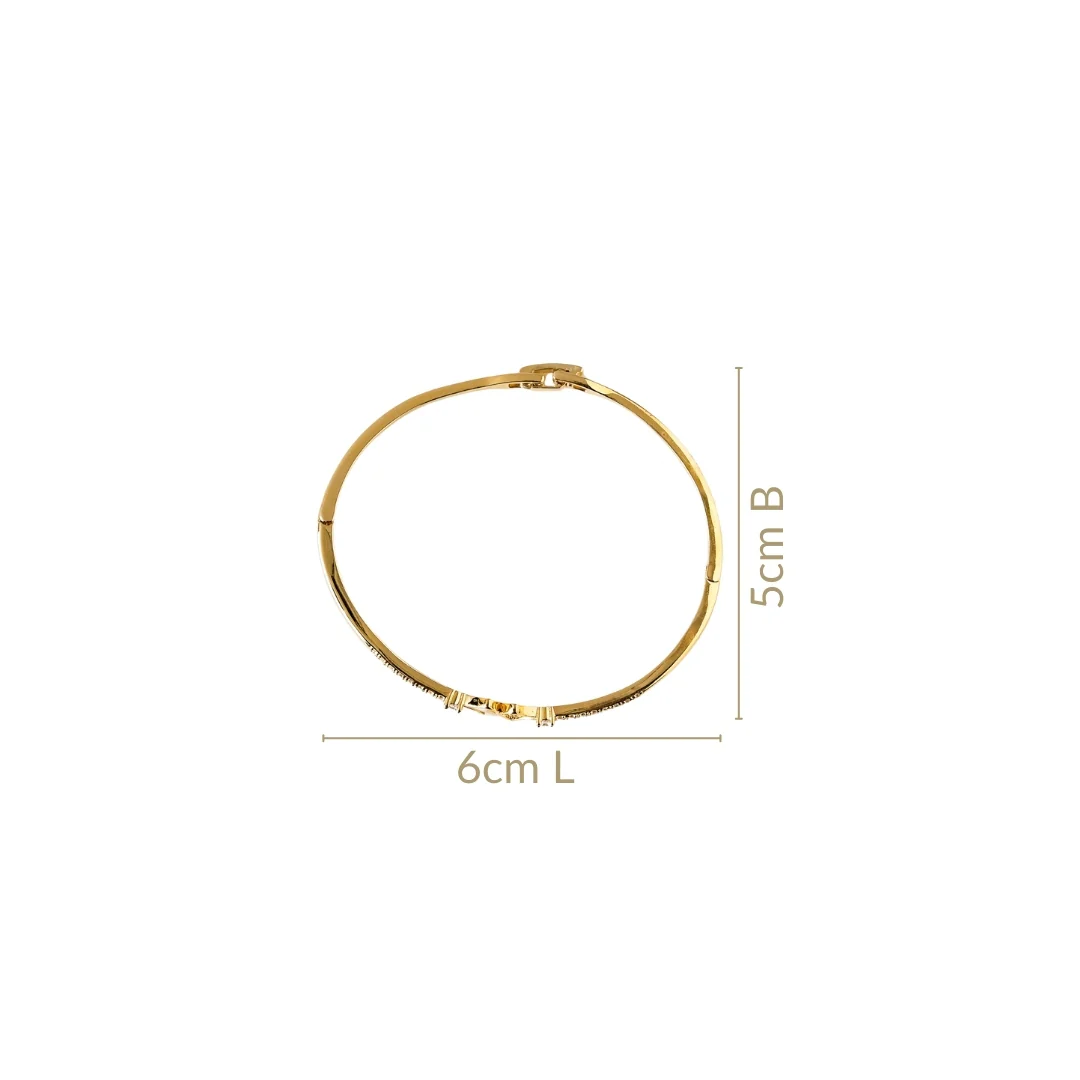 Nautical Glam Seashell Gold Bracelet - Image 3