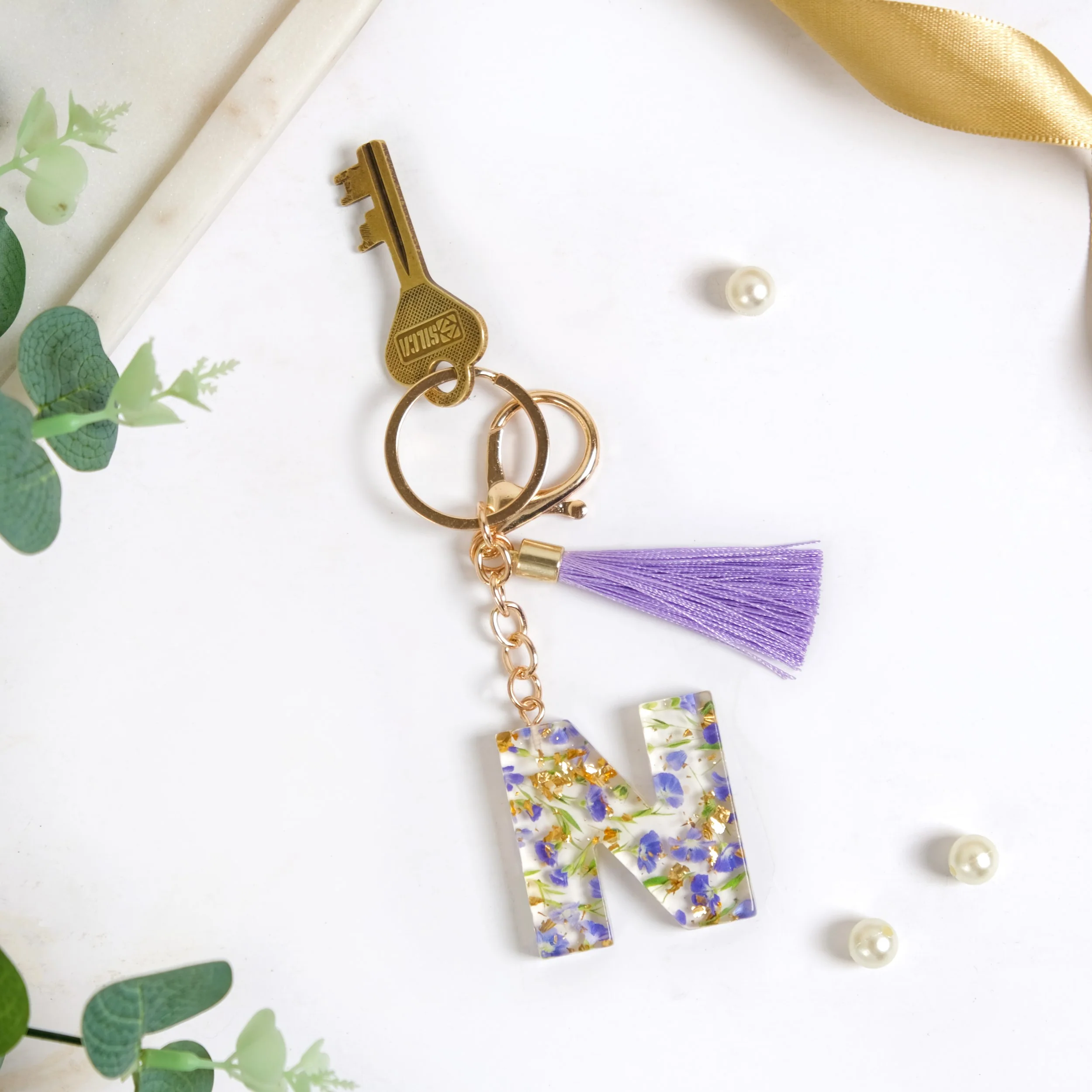 Nestled Blossoms N Resin Keychain - Image 8