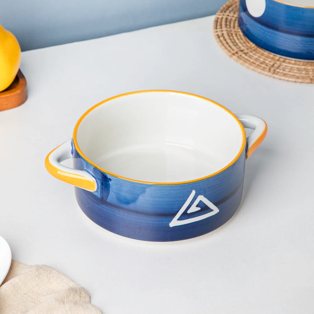 Nitori Spiral Bowl With Handle 6 Inch 750 ml - Image 5