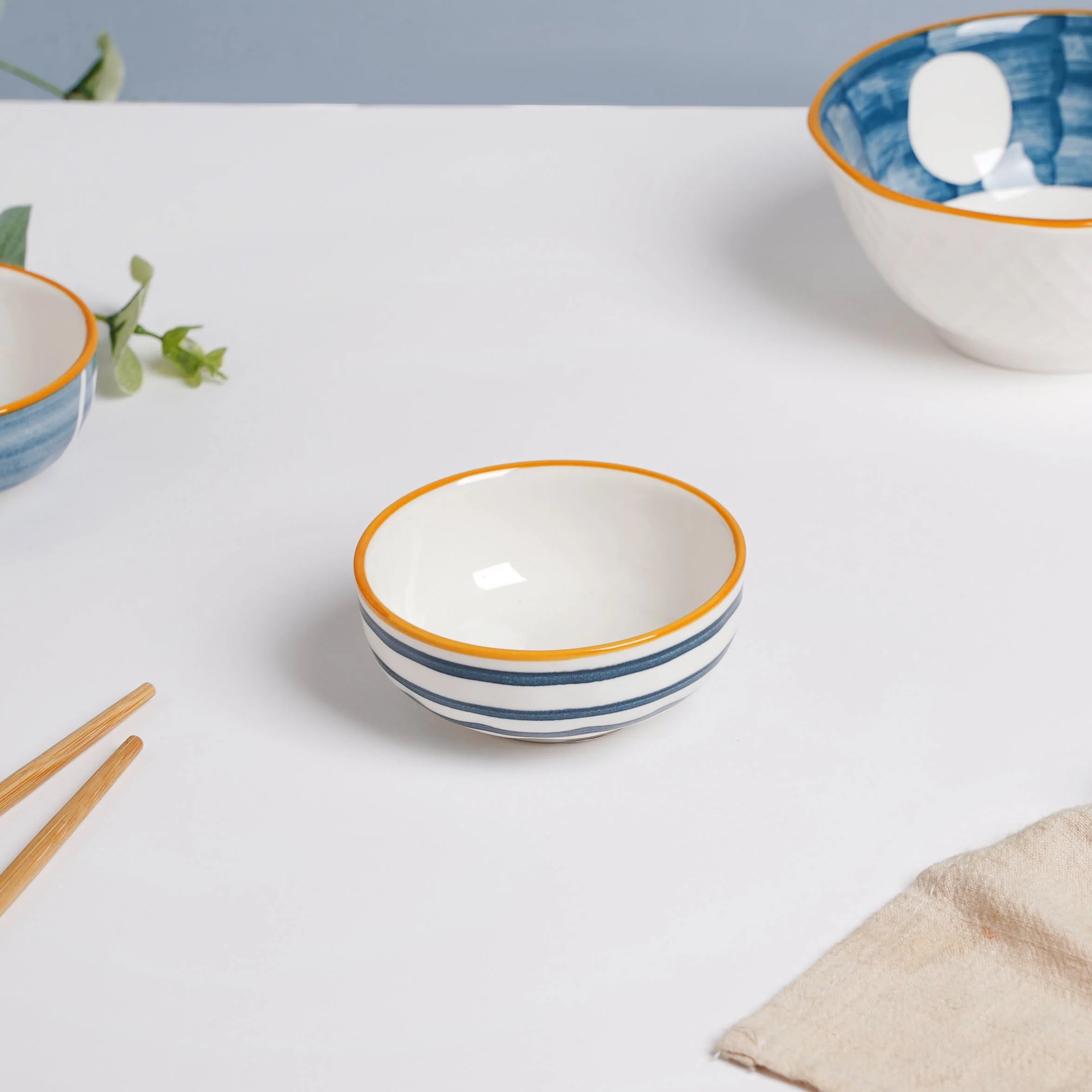 Nitori Spiral Ceramic Dip Bowl - Image 3
