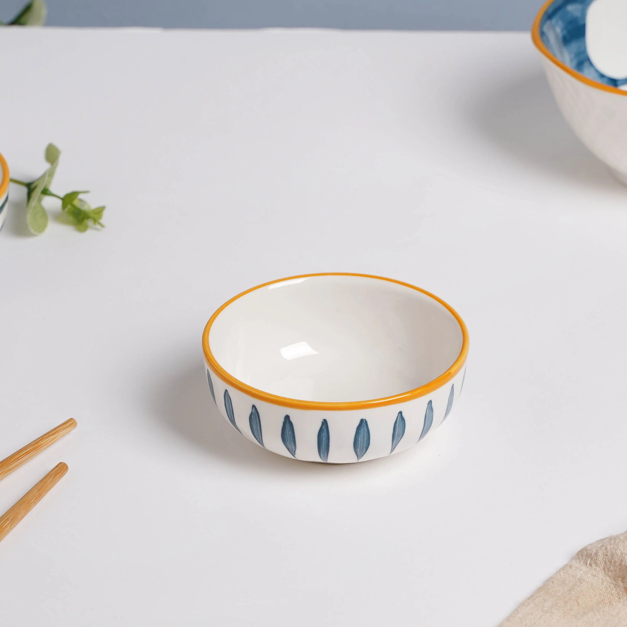 Nitori Teardrop Ceramic Dip Bowl - Image 3