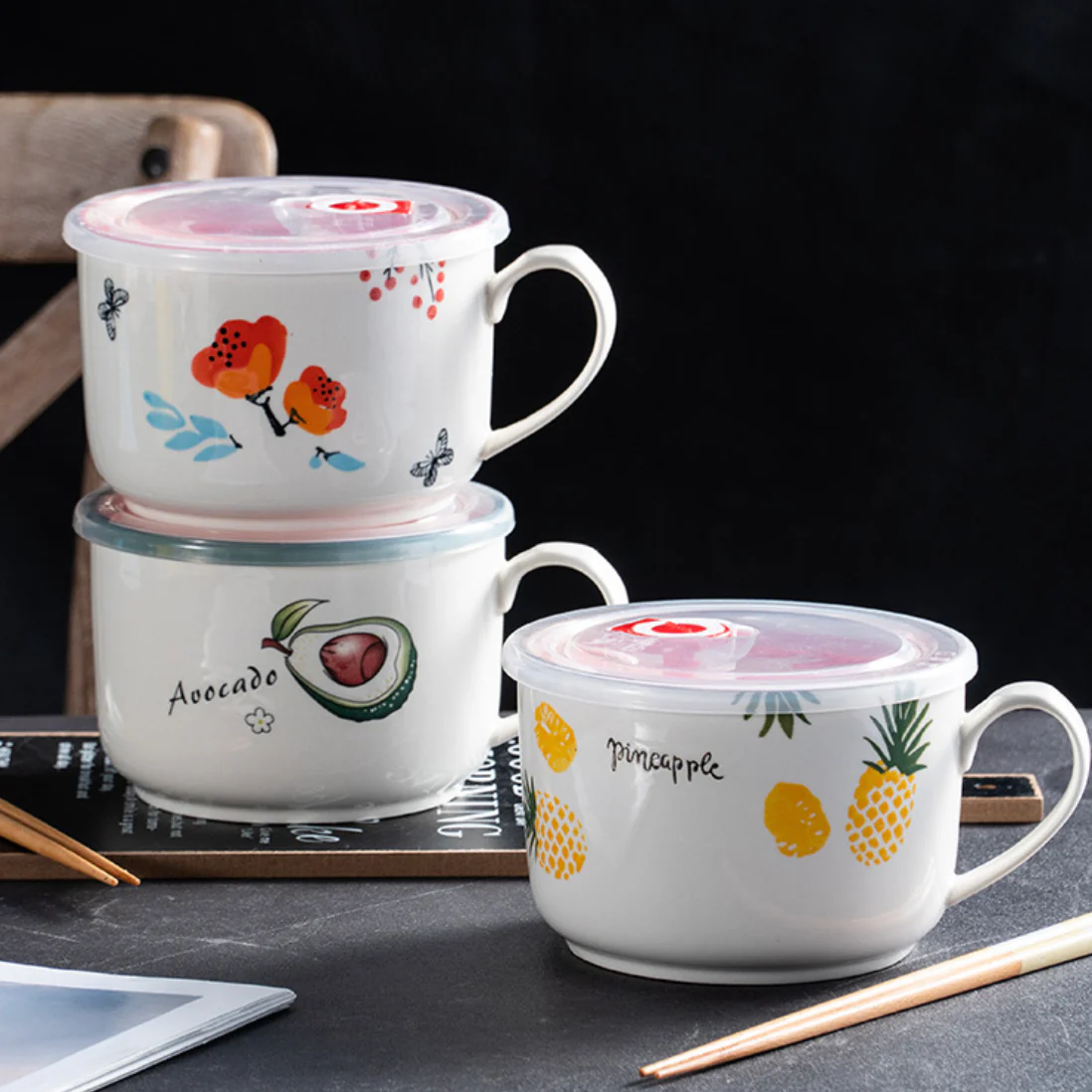Noodle Cup With Lid