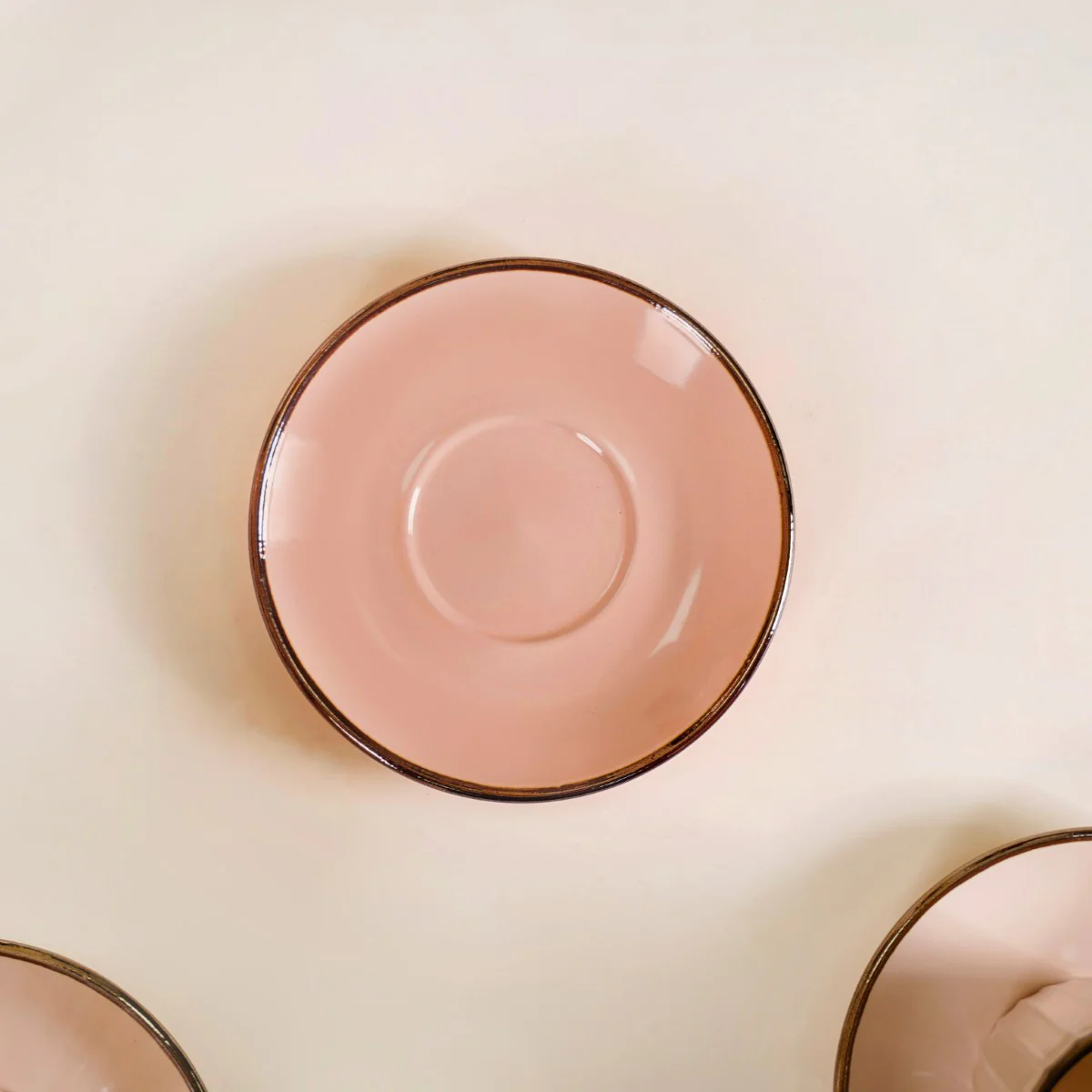 Nori Cup and Saucer Set Of 6 Champagne Pink 250ml - Image 8