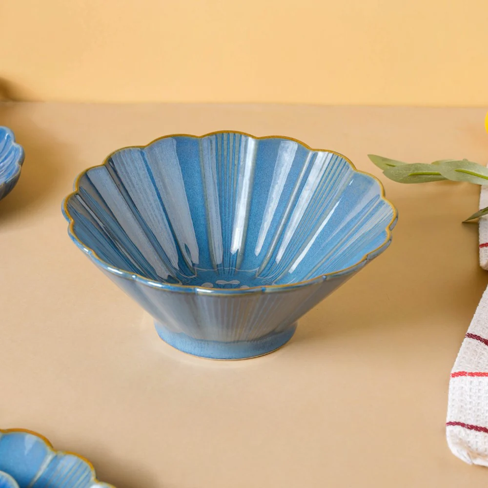Ocean Blue 27 Piece Dinner Set For 6 - Image 3