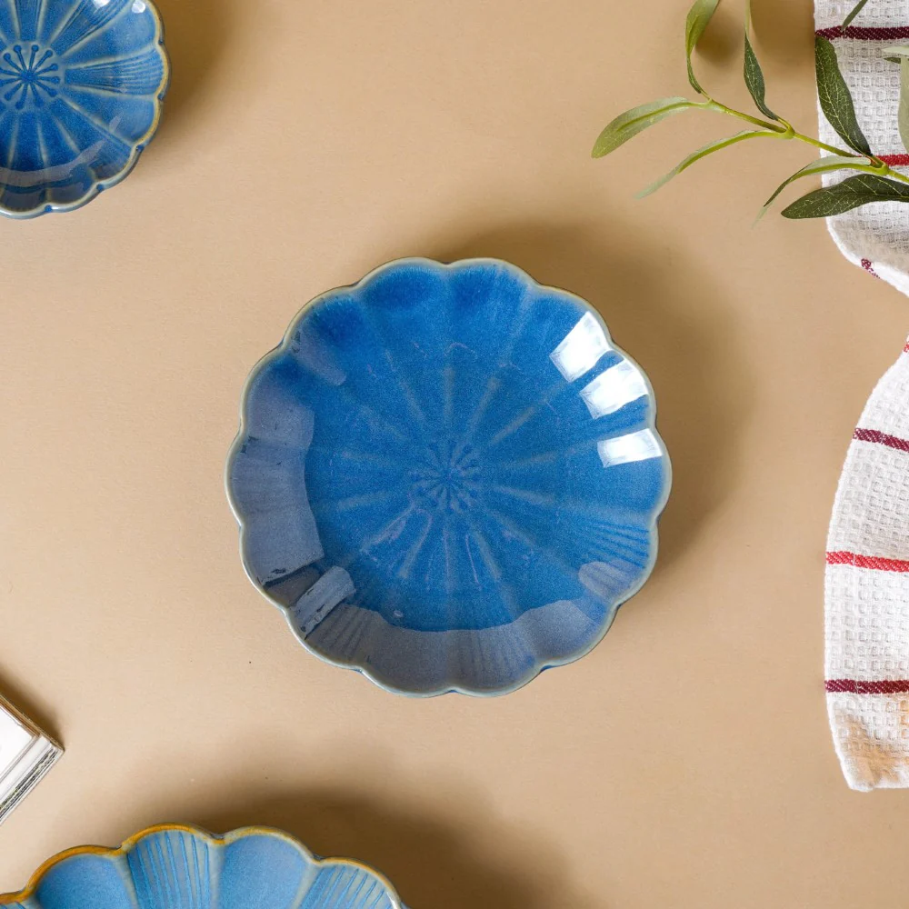 Ocean Blue 27 Piece Dinner Set For 6 - Image 8