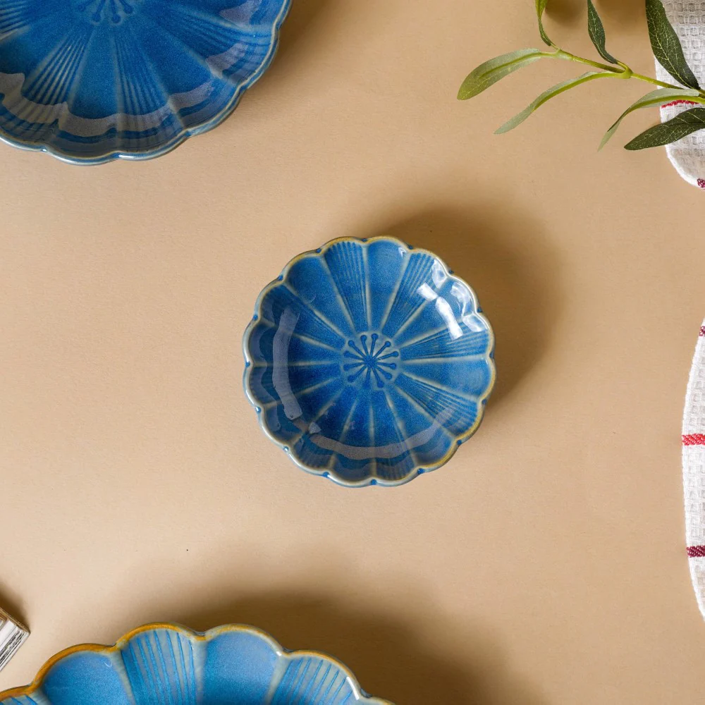 Ocean Blue 27 Piece Dinner Set For 6 - Image 9