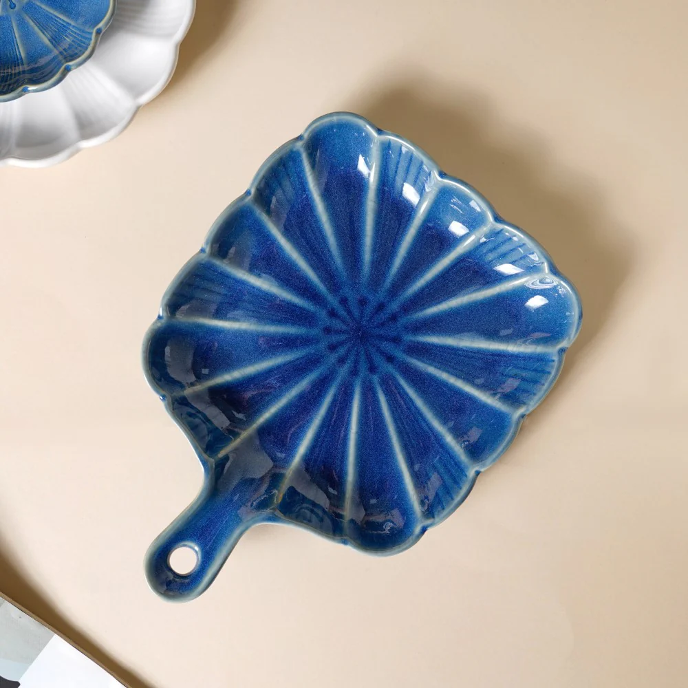 Ocean Blue and White 28 Piece Dinner Set For 6 - Image 12