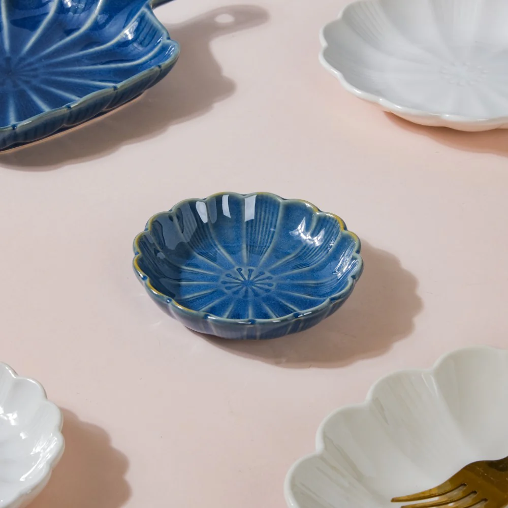 Ocean Blue and White 28 Piece Dinner Set For 6 - Image 15