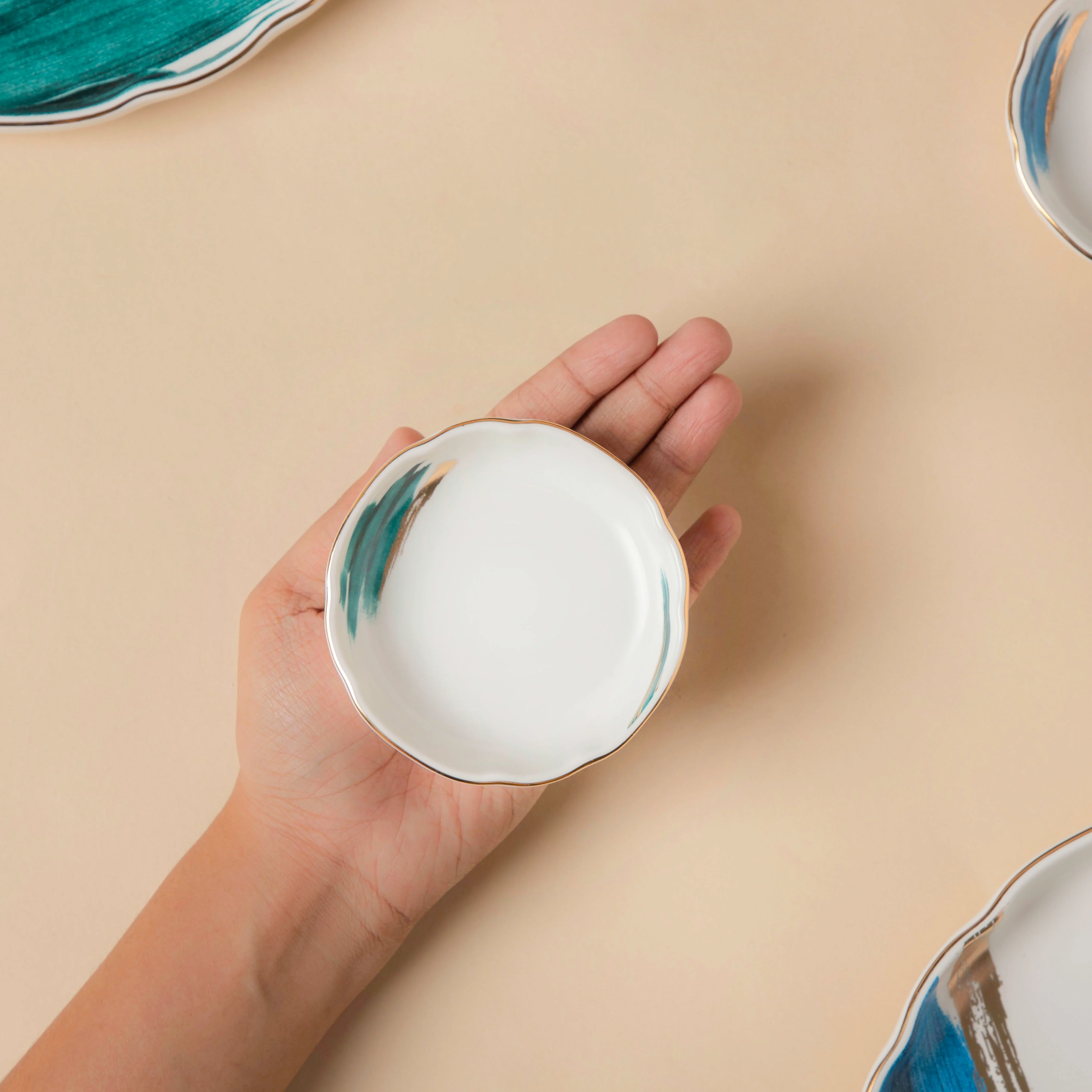 Oceanic Coastal Green Dip Bowl - Image 3
