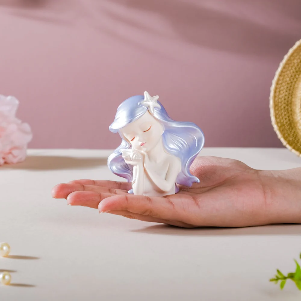 Oceanic Life Pearly Mermaid Decor Showpiece - Image 2