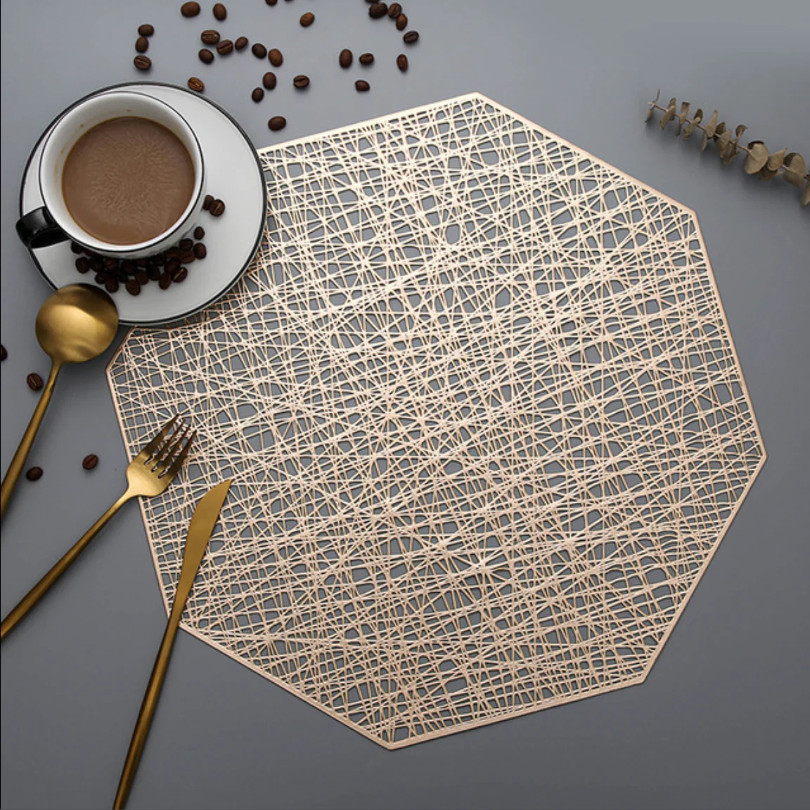 Octagon Placemat Set of 2 - Image 4