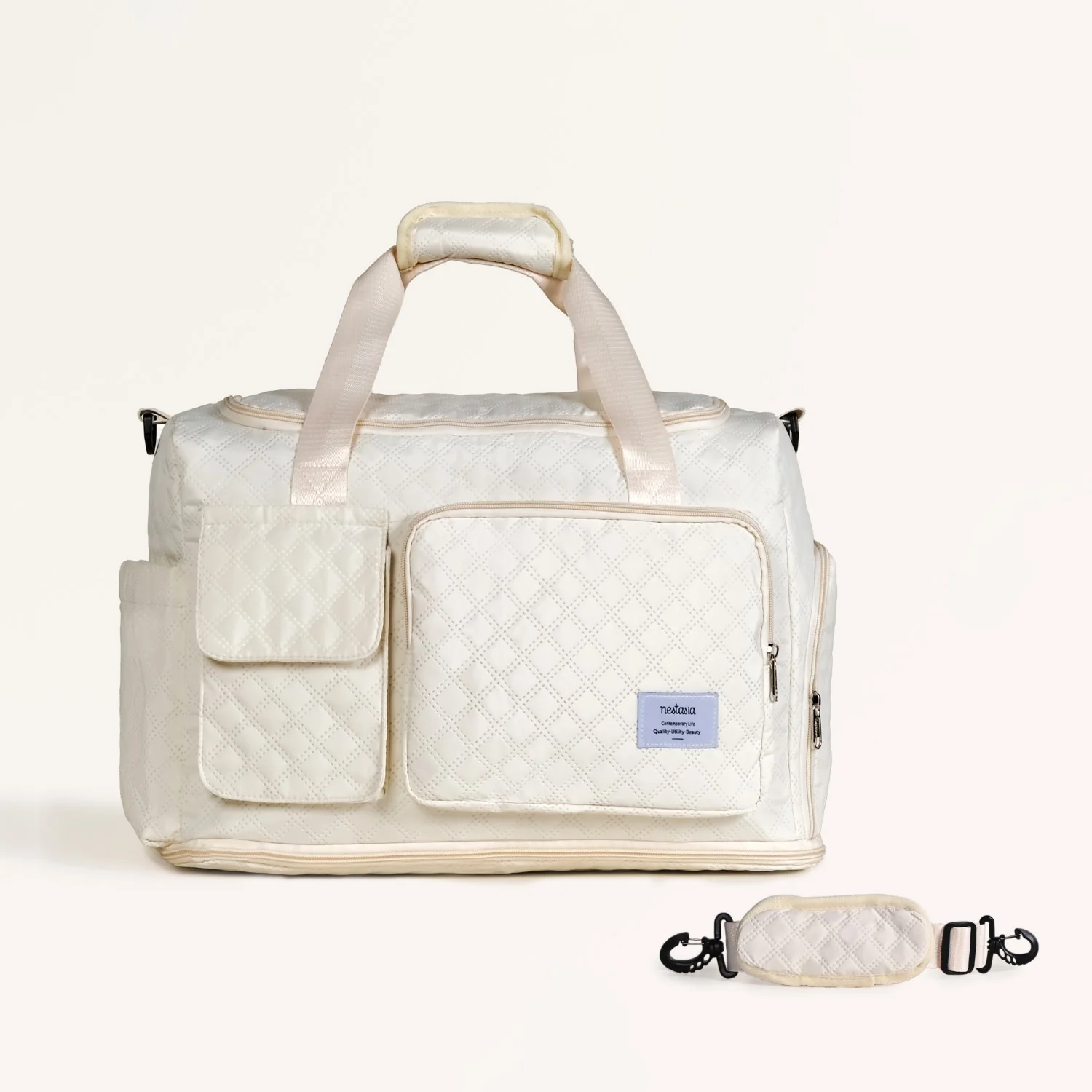 Off-White Dova Adjustable Gym Duffle Bag