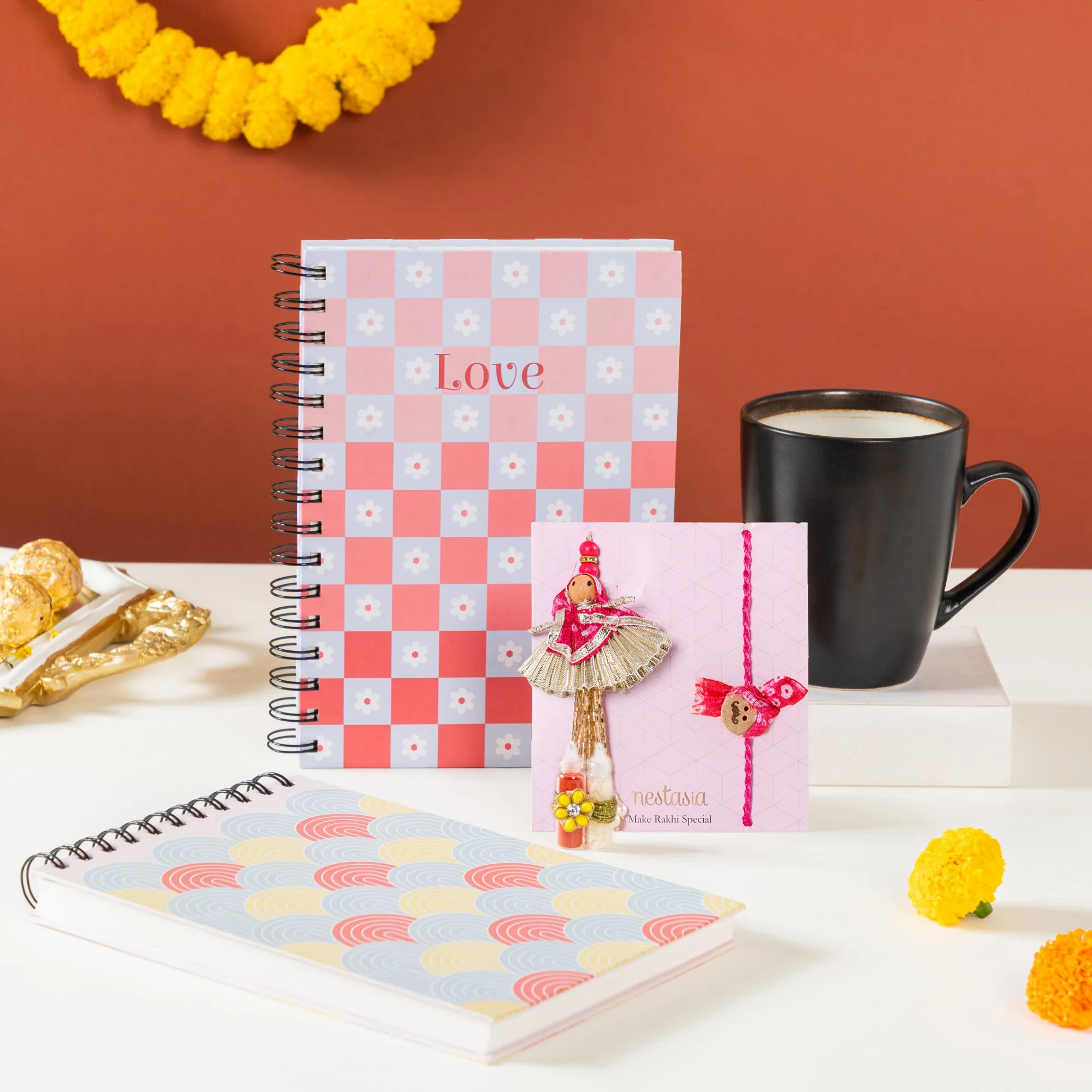 Office Essentials Gift For Bhaiya & Bhabhi Set Of 5 - Image 10