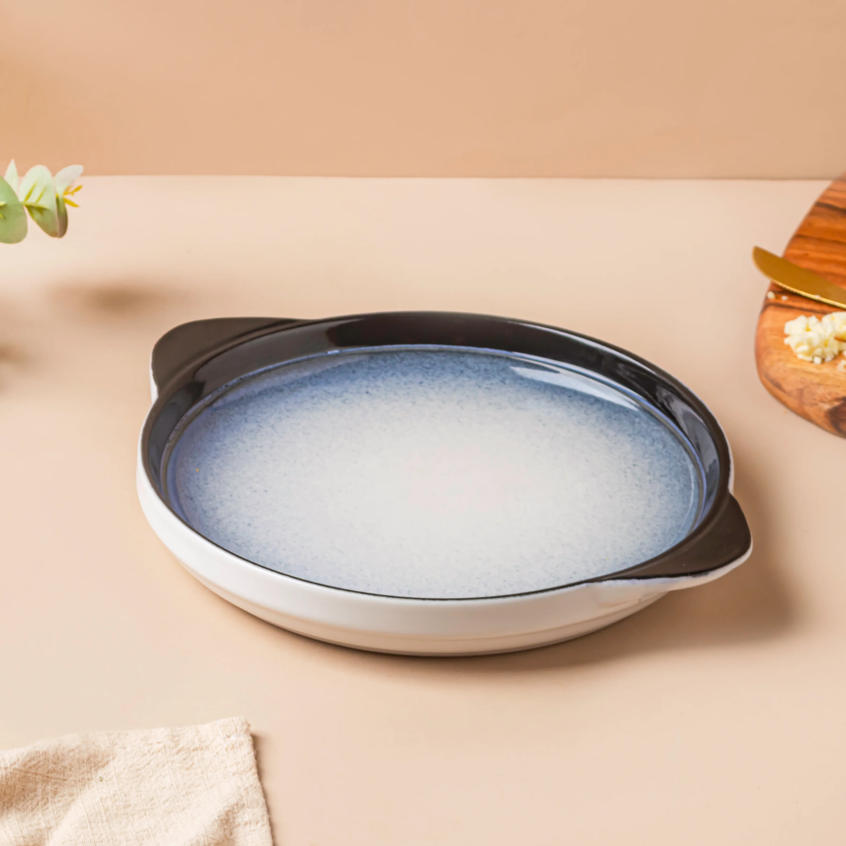 Ombre Blue and White Baking Plate 7.5 Inch - Image 8