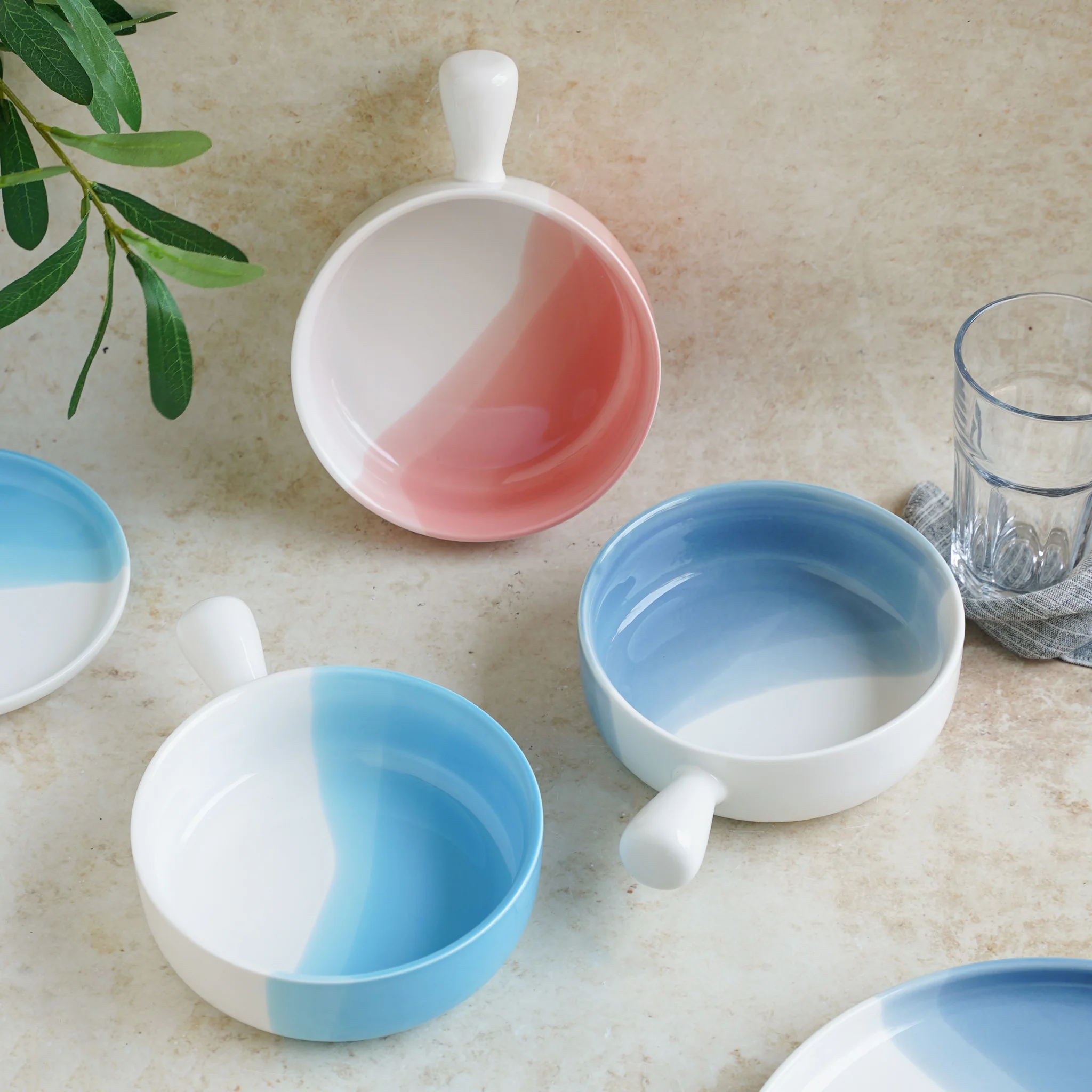 Ombre Bowl with Handle - Image 4