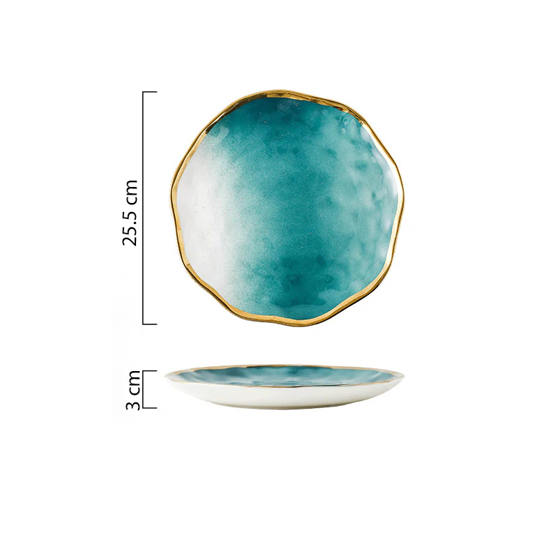 Ombre Ceramic Dinner Plate - Image 12