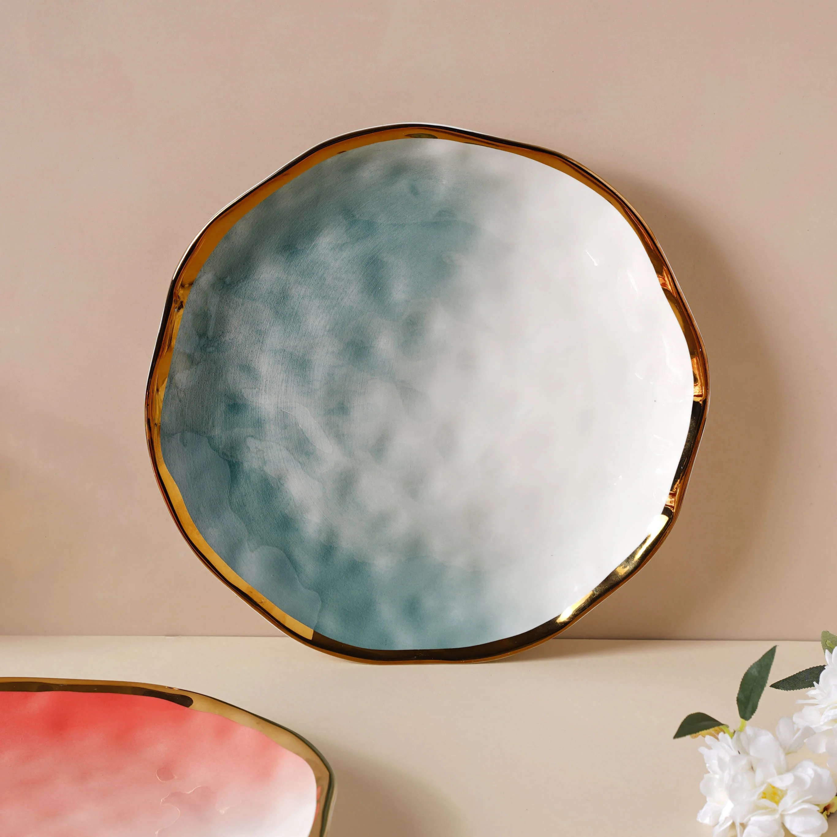 Ombre Ceramic Dinner Plate - Image 4