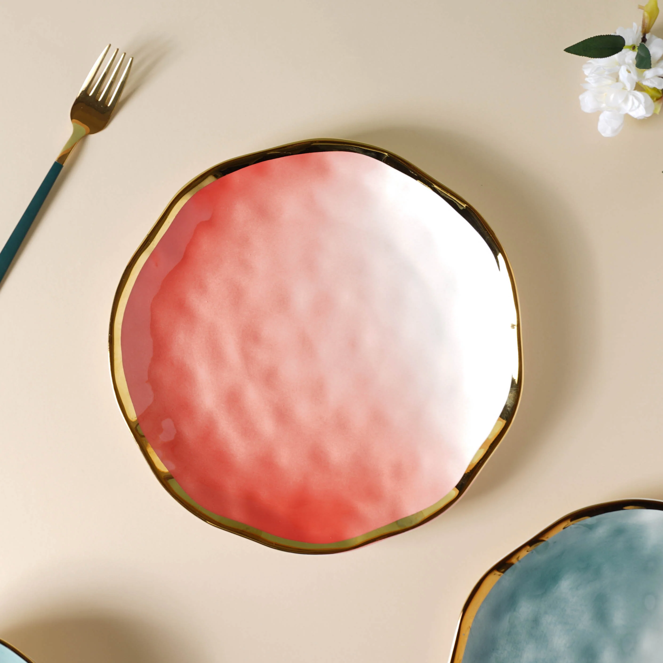 Ombre Ceramic Dinner Plate - Image 7