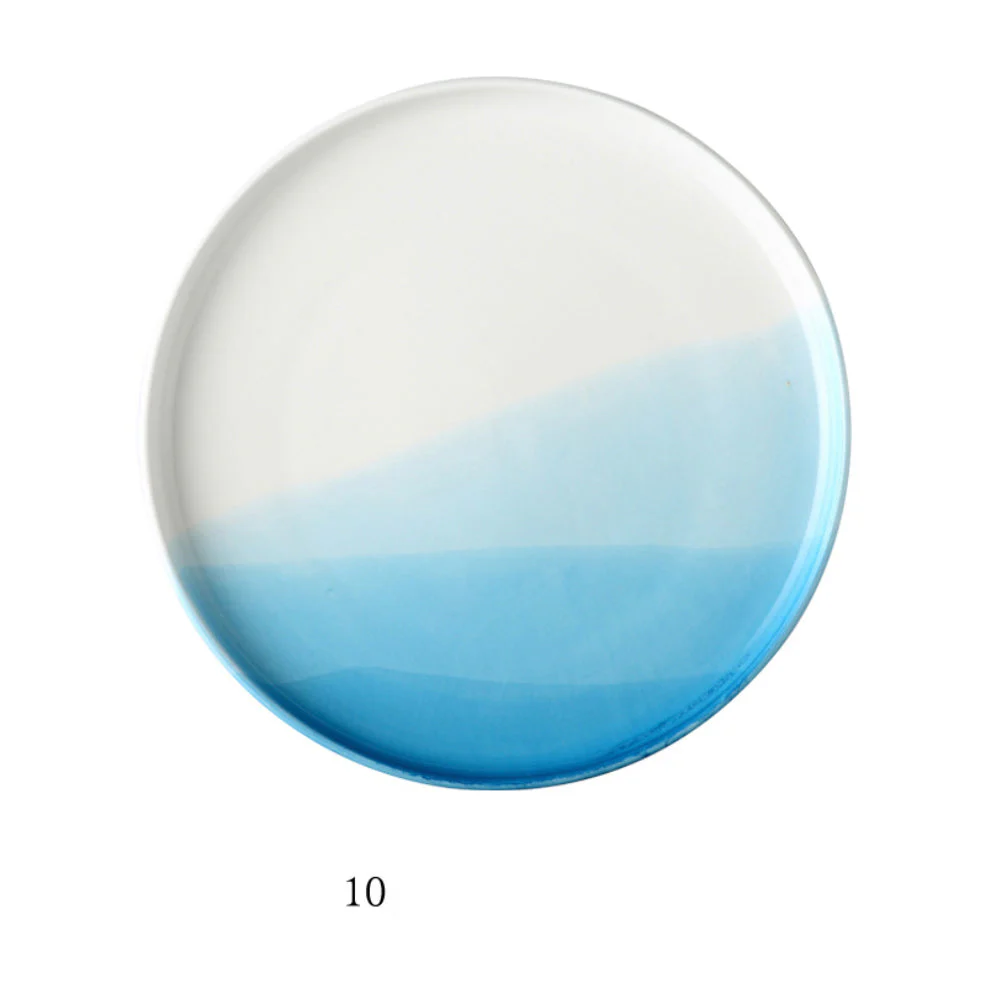Ombre Dinner Plate Blue 10 Inch - Image 10