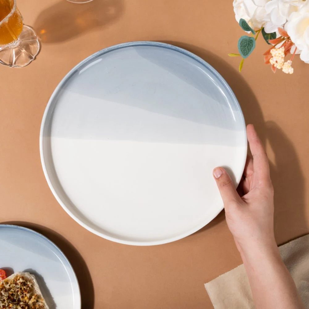 Ombre Dinner Plate Grey 10 Inch - Image 2